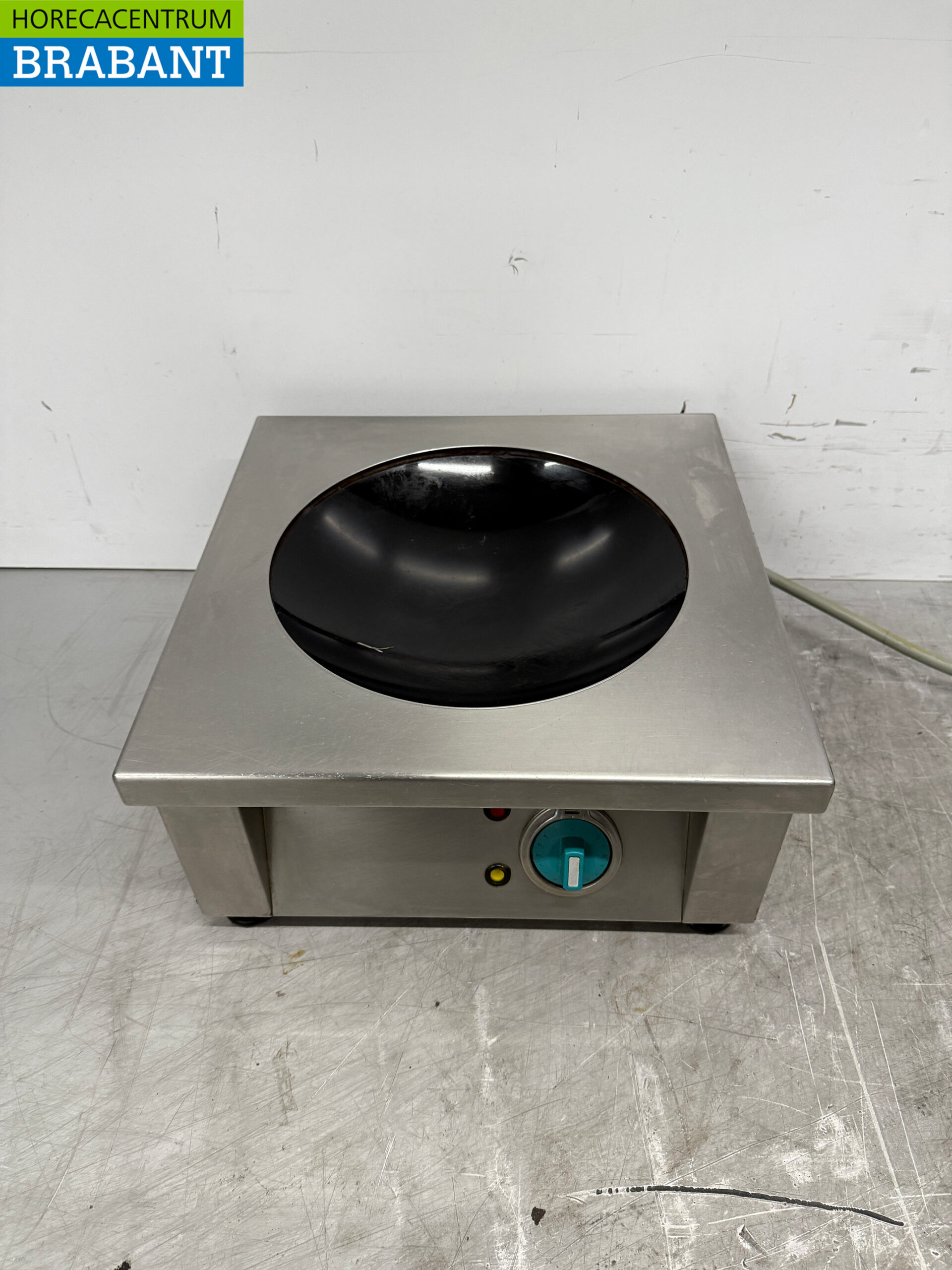 RVS Bohner Inductie Wok Wokplaat met wokpan 5 kW 400V Horeca