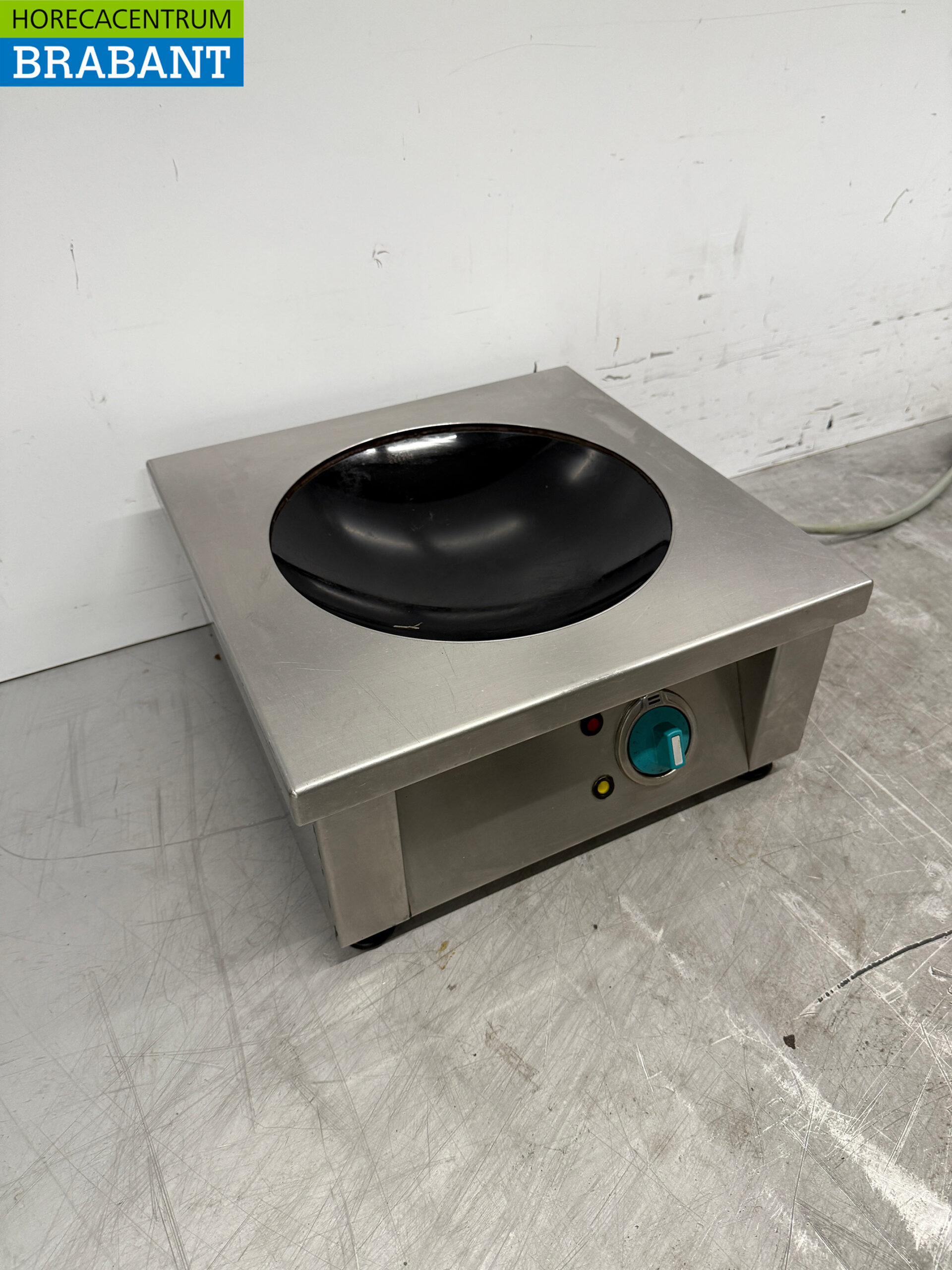 RVS Bohner Inductie Wok Wokplaat met wokpan 5 kW 400V Horeca - Afbeelding 3