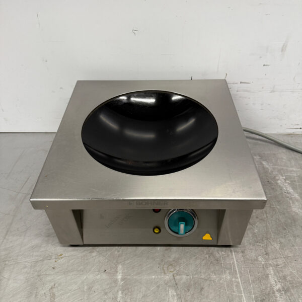 RVS Bohner Inductie Wok Wokplaat met wokpan 5 kW 400V Horeca