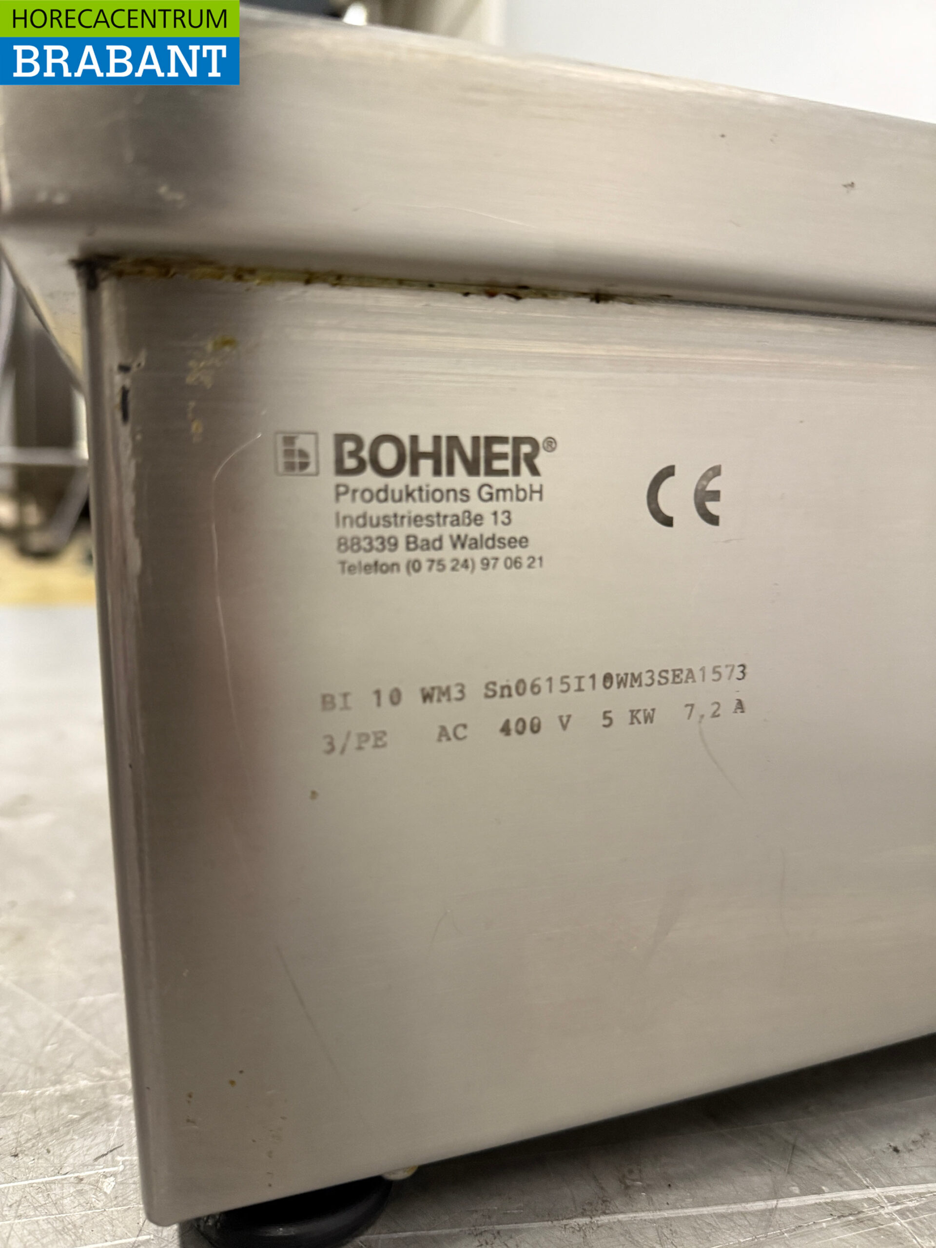 RVS Bohner Inductie Wok Wokplaat met wokpan 5 kW 400V Horeca - Afbeelding 5