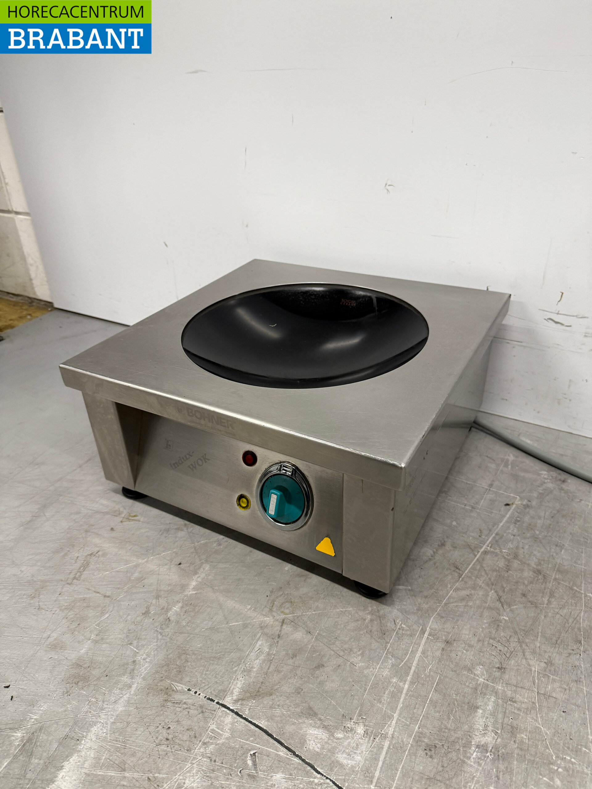 RVS Bohner Inductie Wok Wokplaat met wokpan 5 kW 400V Horeca - Afbeelding 2