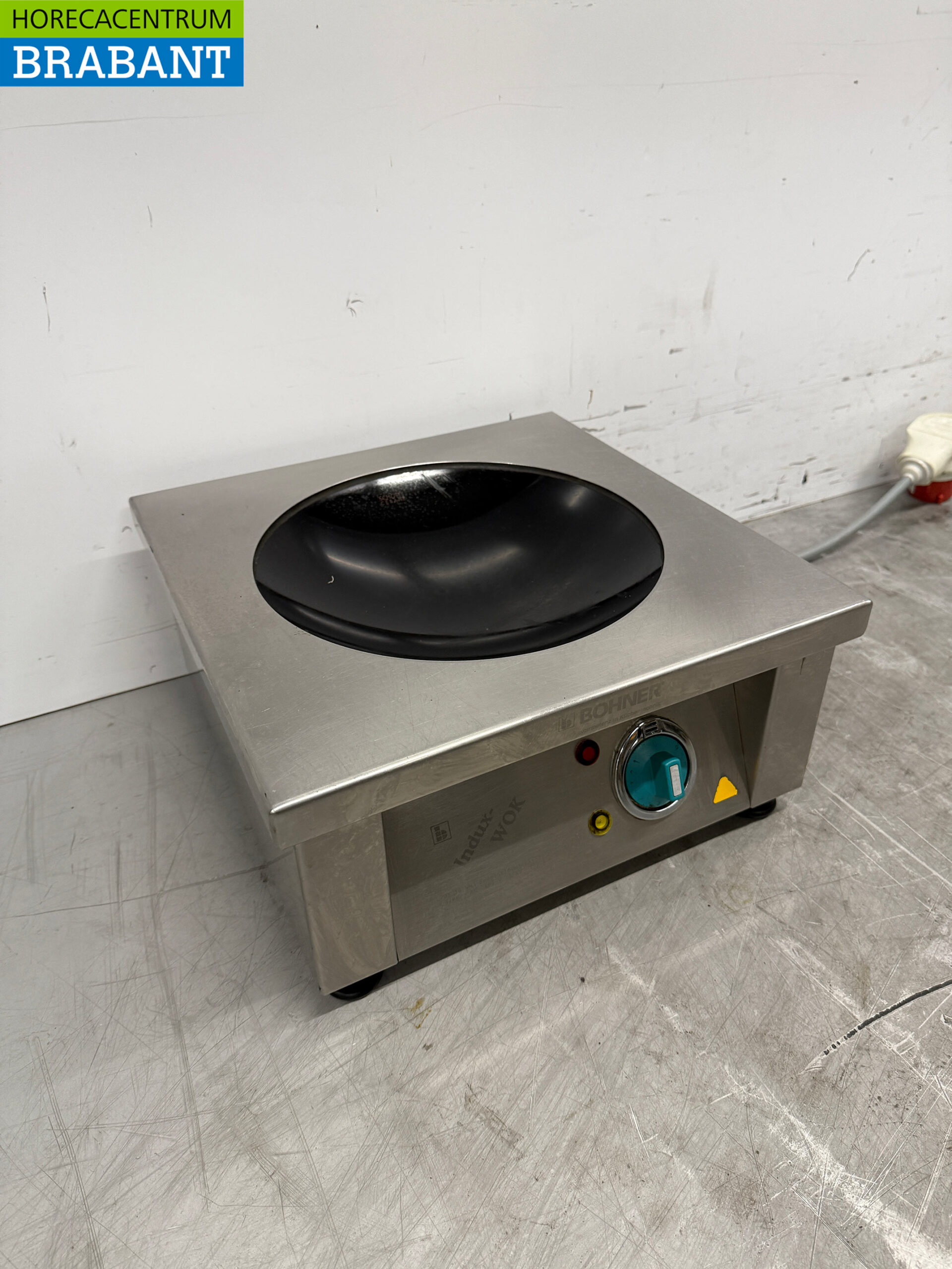 RVS Bohner Inductie Wok Wokplaat met wokpan 5 kW 400V Horeca - Afbeelding 3