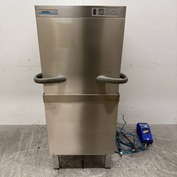 RVS Winterhalter Doorschuifvaatwasser met afvoerpomp en zeeppomp 400V Horeca