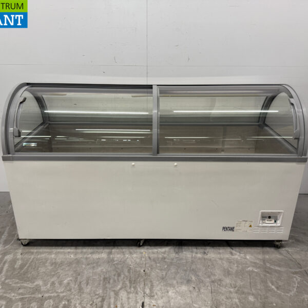 AHT Verrijdbare Winkelvriezer Glazen Koepel 710 liter 230V Horeca