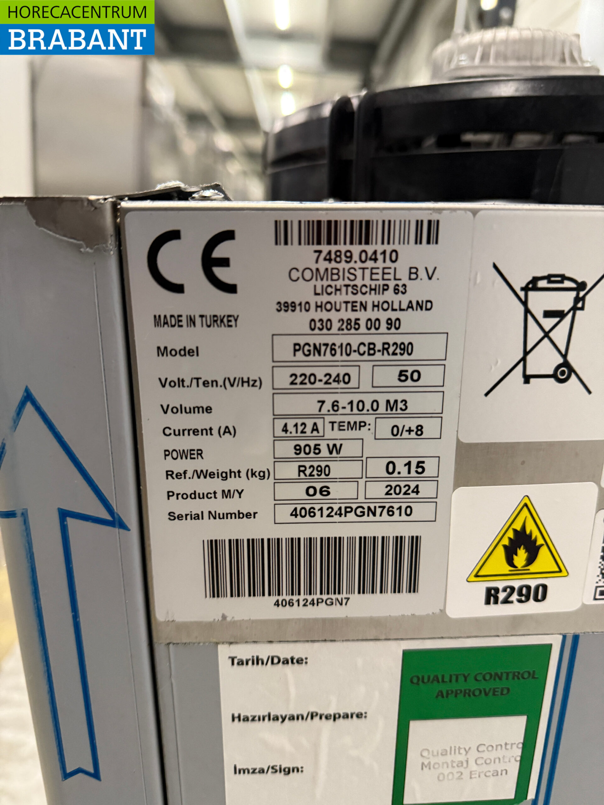 RVS Combisteel Koelcelaggregaat Koelcel Insteekunit Monoblock Wandunit 10 m3 230V Horeca - Afbeelding 5