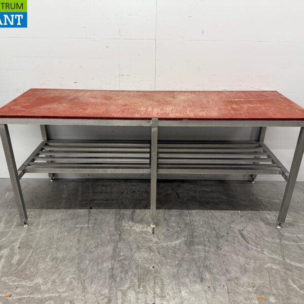Aluminium Snijtafel 211 x 70 x 90 cm Horeca Slagerij