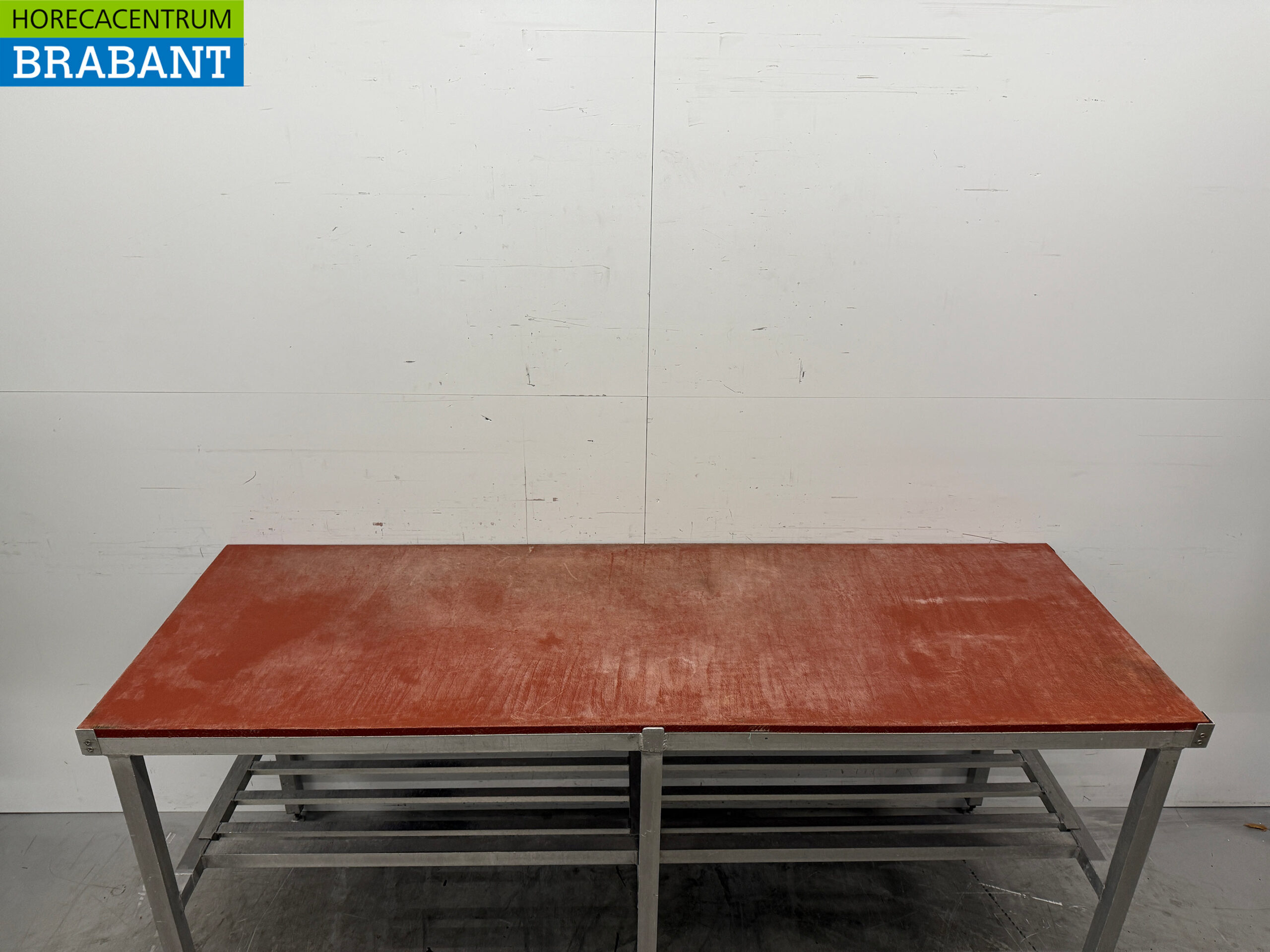 Aluminium Snijtafel 211 x 70 x 90 cm Horeca Slagerij - Afbeelding 4
