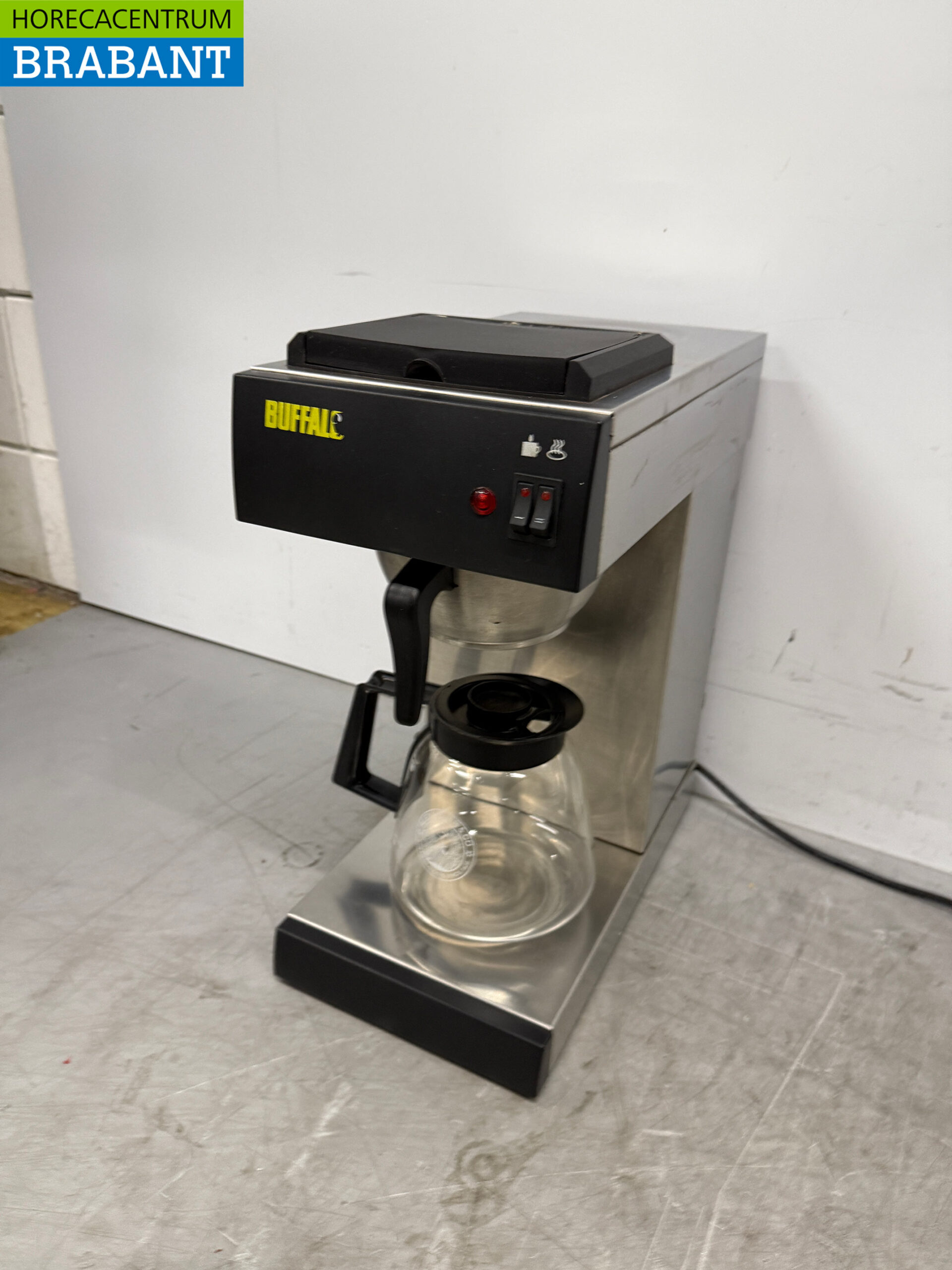 RVS Buffalo Koffiemachine Koffieautomaat met kan 2 liter 230V Horeca - Afbeelding 2