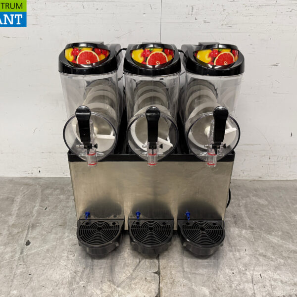 RVS Slushmachine Granita Machine 3 x 12 liter 230V Horeca