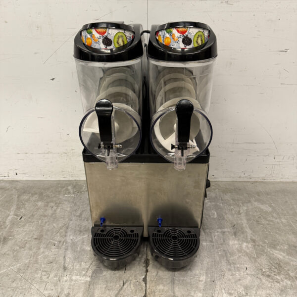 RVS Slushmachine Granita Machine 2 x 12 liter 230V Horeca