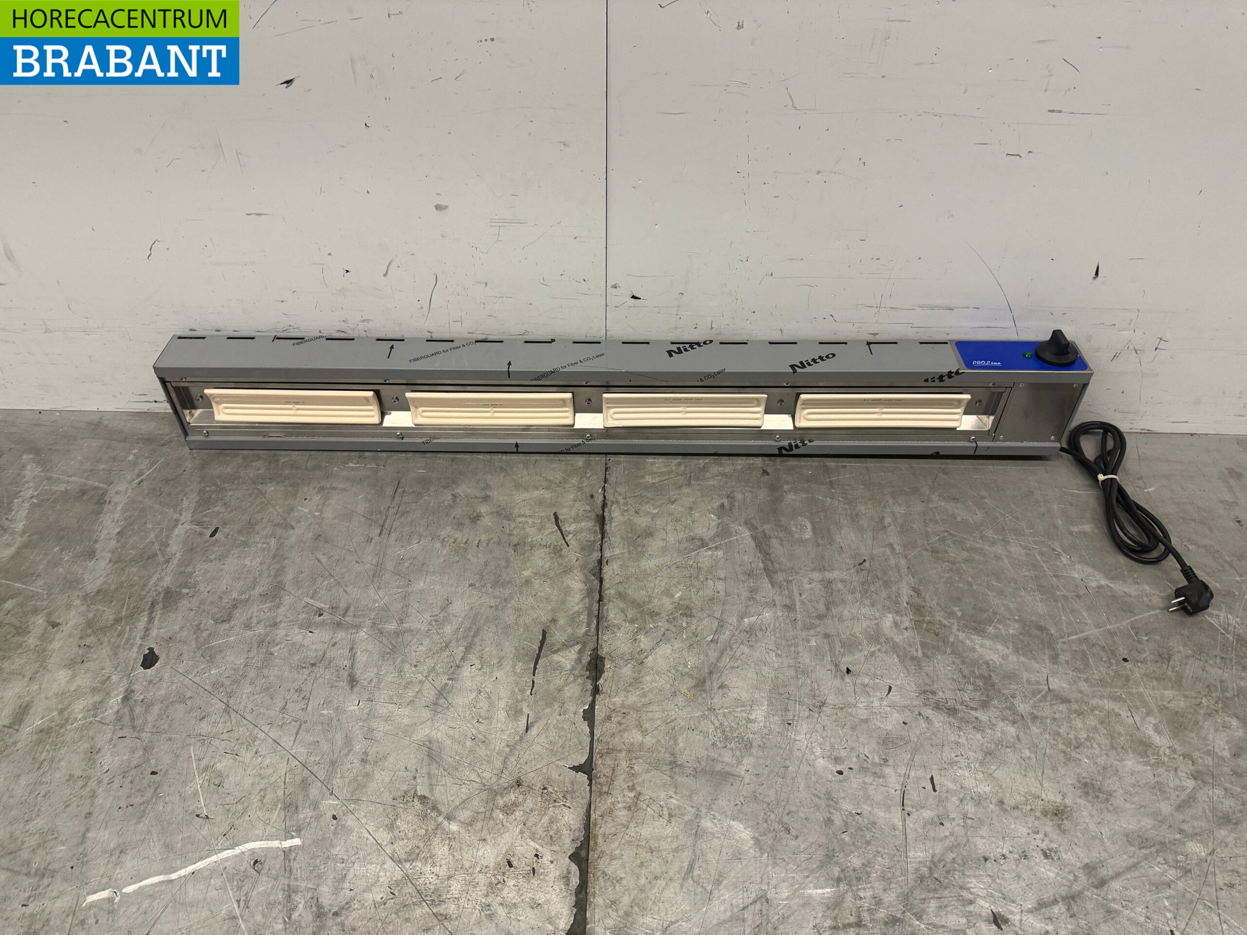 RVS Pro-Line Keramische Warmtestraler Warmhoudlamp 143,5 cm 230V Horeca