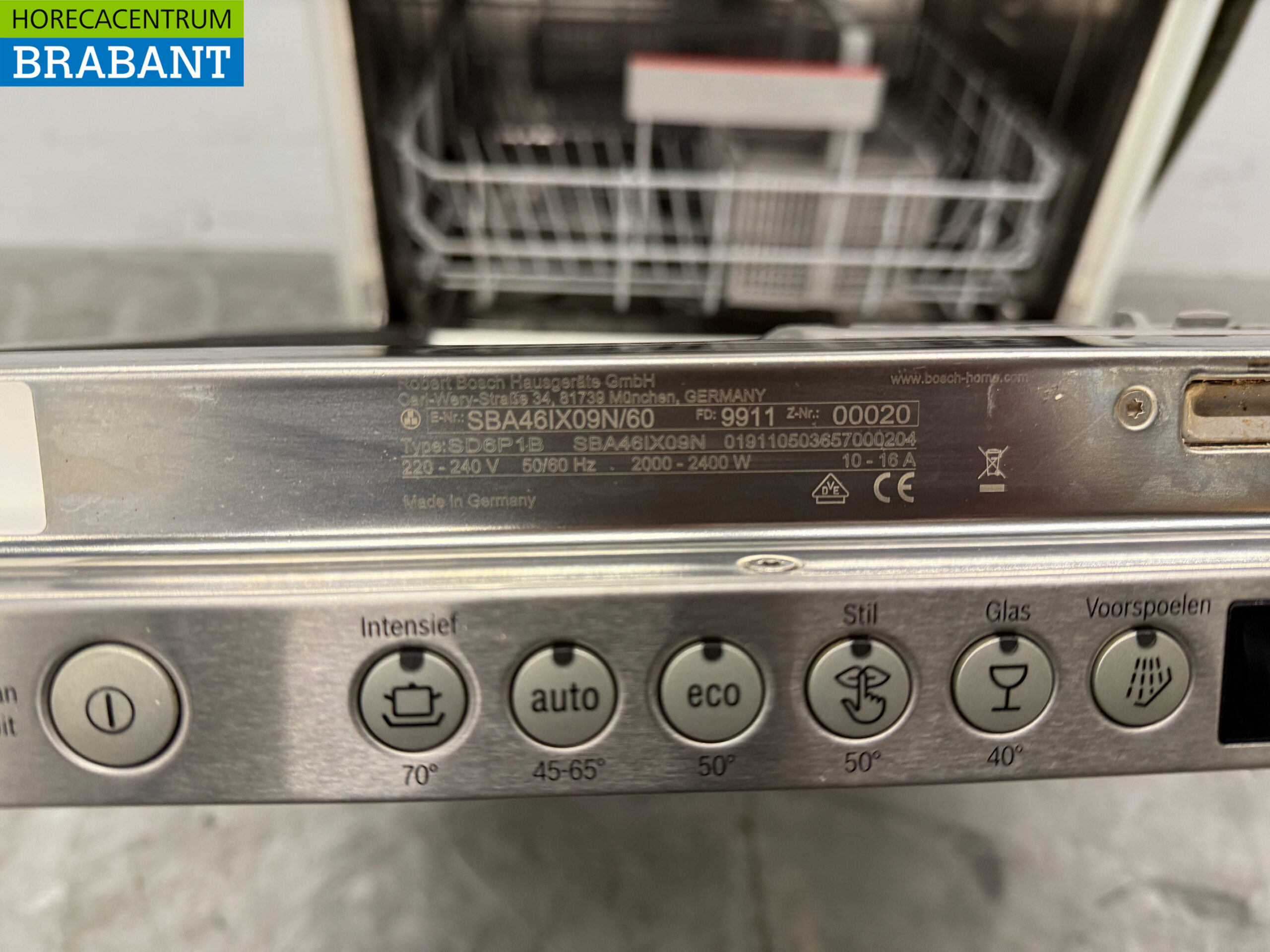 RVS Bosch Inbouwvaatwasser met afvoerpomp 230V Horeca - Afbeelding 6