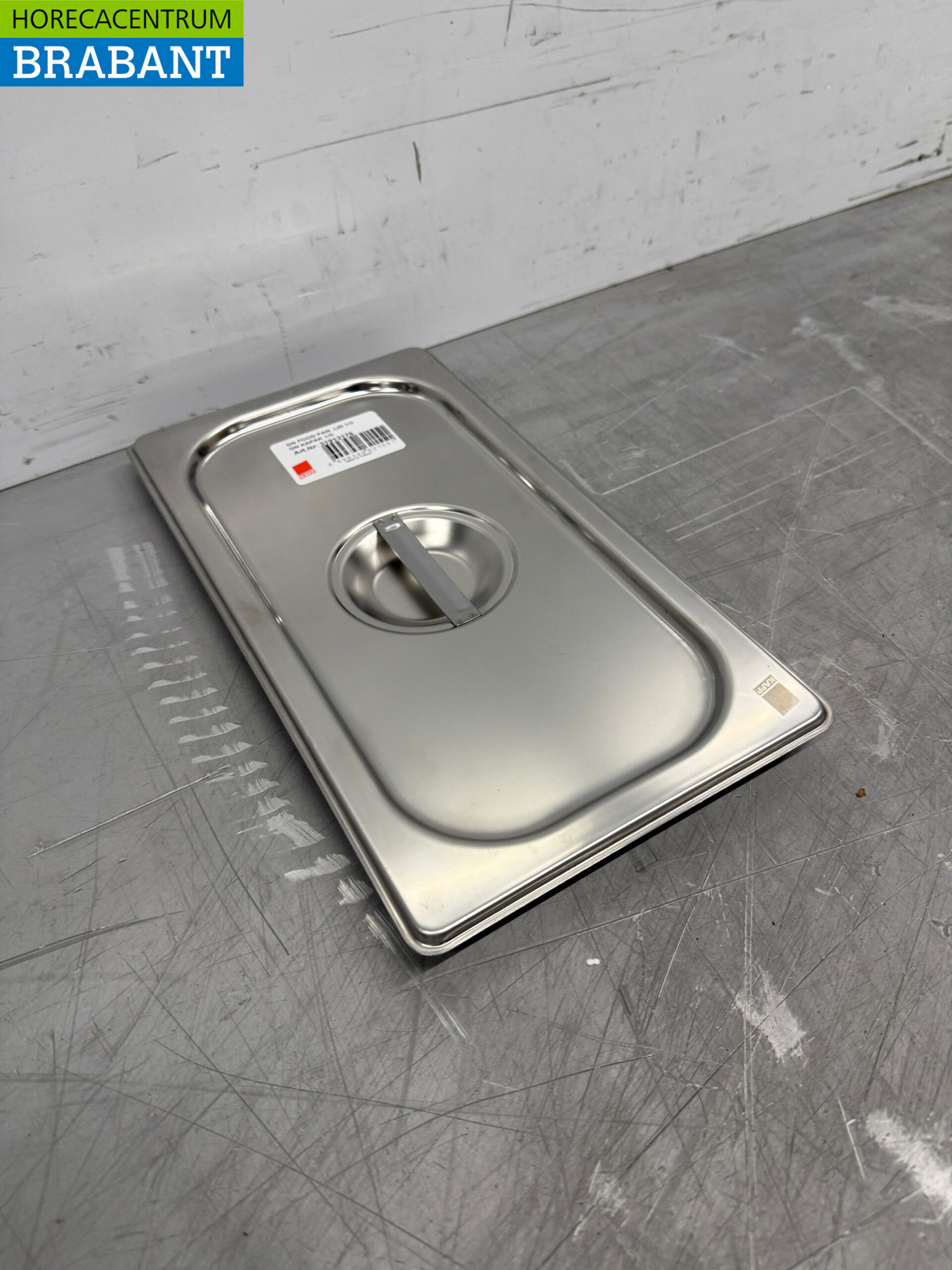 RVS KAPP Gastronorm Deksel GN Deksel 1/3 Horeca - Afbeelding 3