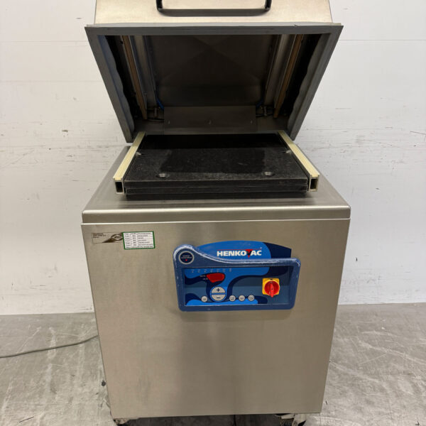 RVS Henkovac E-203 Verrijdbare Vacuummachine Vacumeermachine 400V Horeca