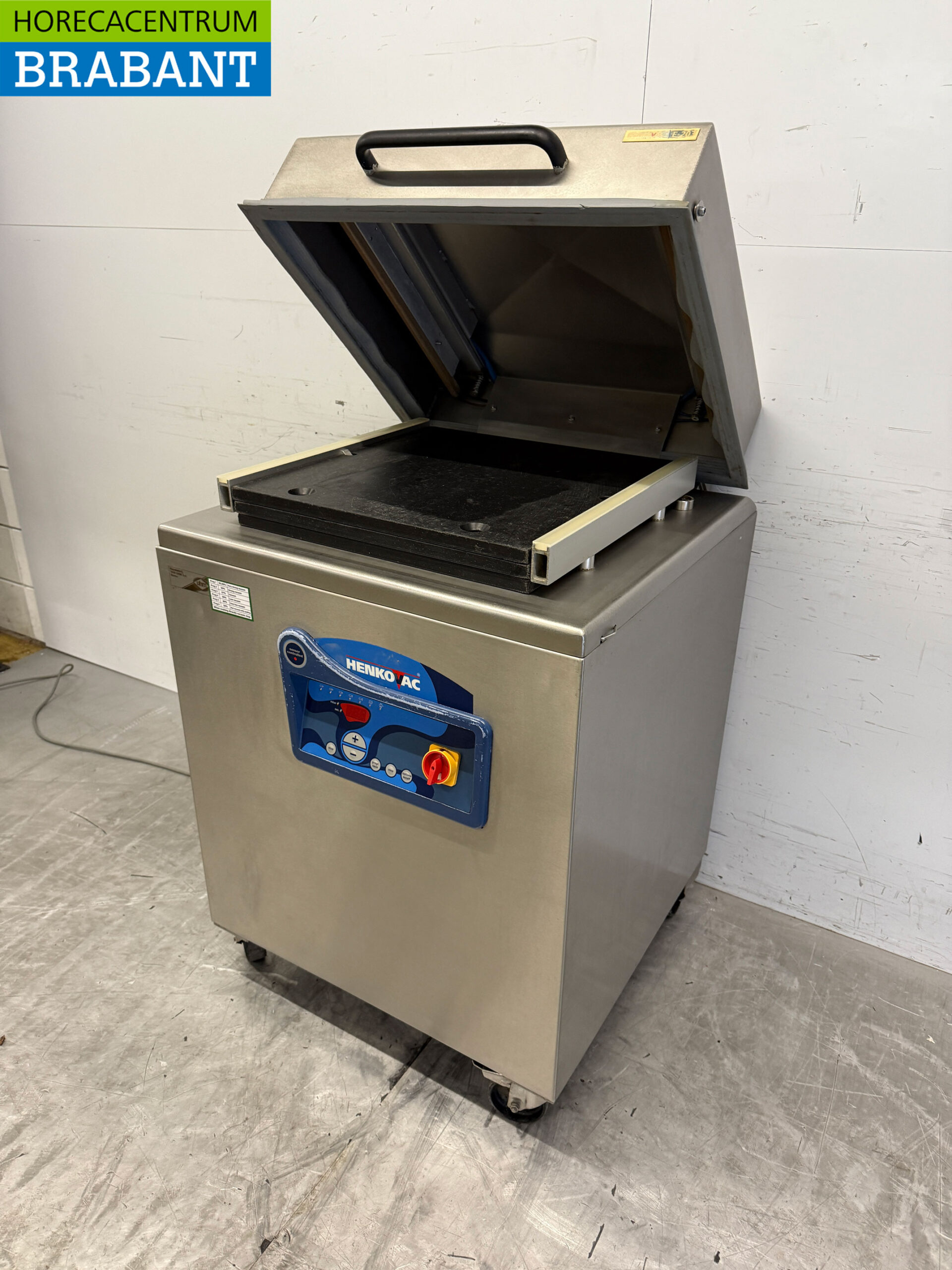 RVS Henkovac E-203 Verrijdbare Vacuummachine Vacumeermachine 400V Horeca - Afbeelding 2
