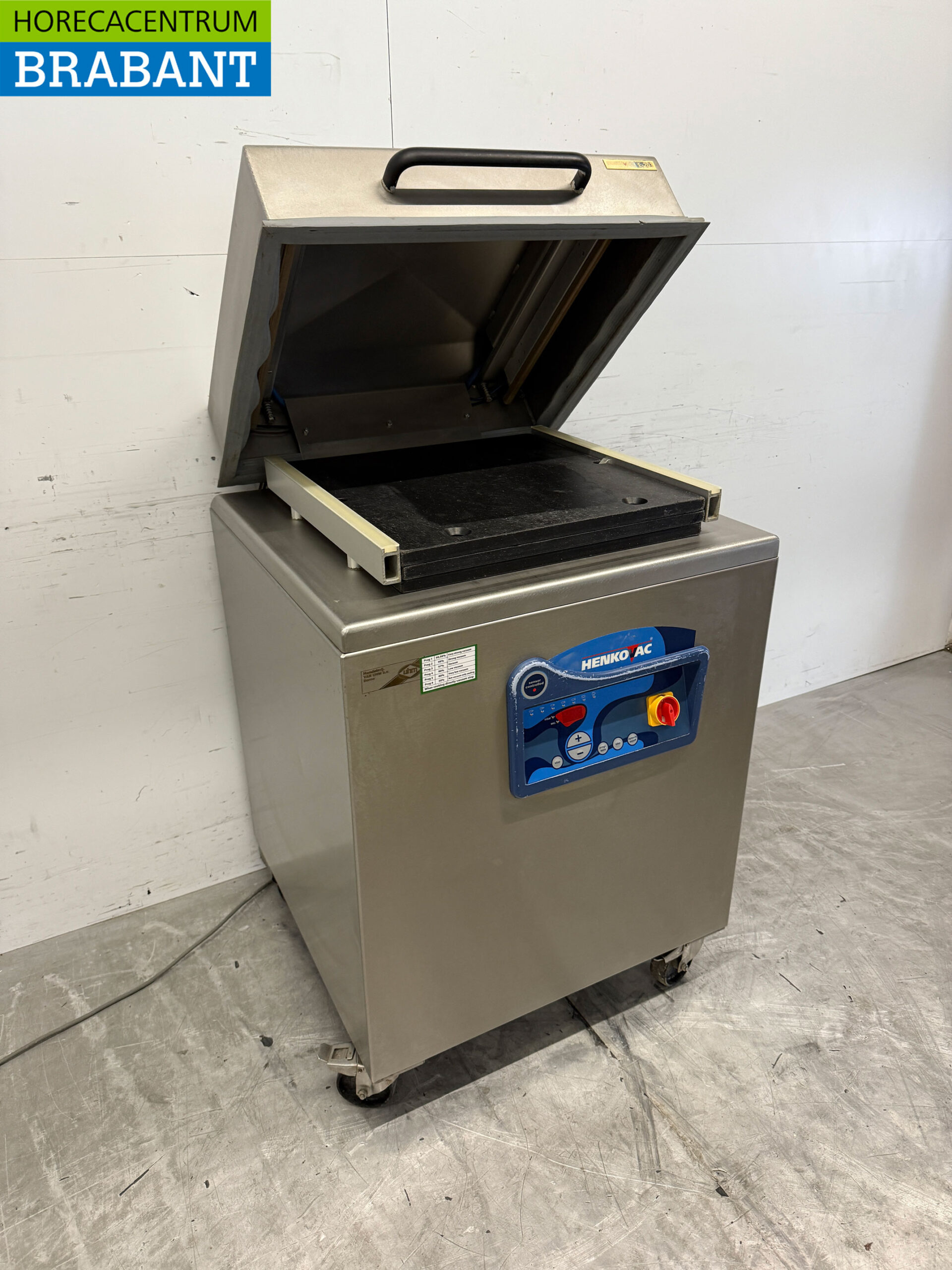 RVS Henkovac E-203 Verrijdbare Vacuummachine Vacumeermachine 400V Horeca - Afbeelding 3