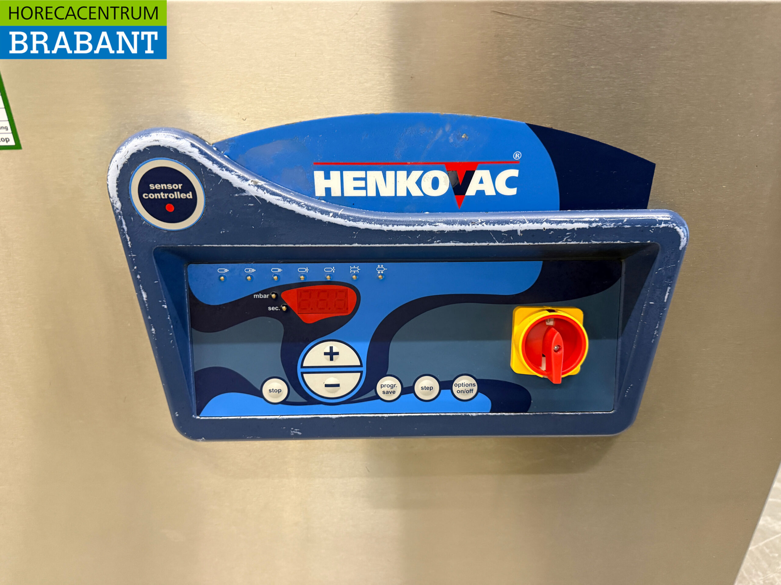 RVS Henkovac E-203 Verrijdbare Vacuummachine Vacumeermachine 400V Horeca - Afbeelding 5