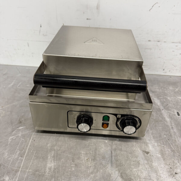 RVS Wafelijzer hartjes met timer 230V Horeca