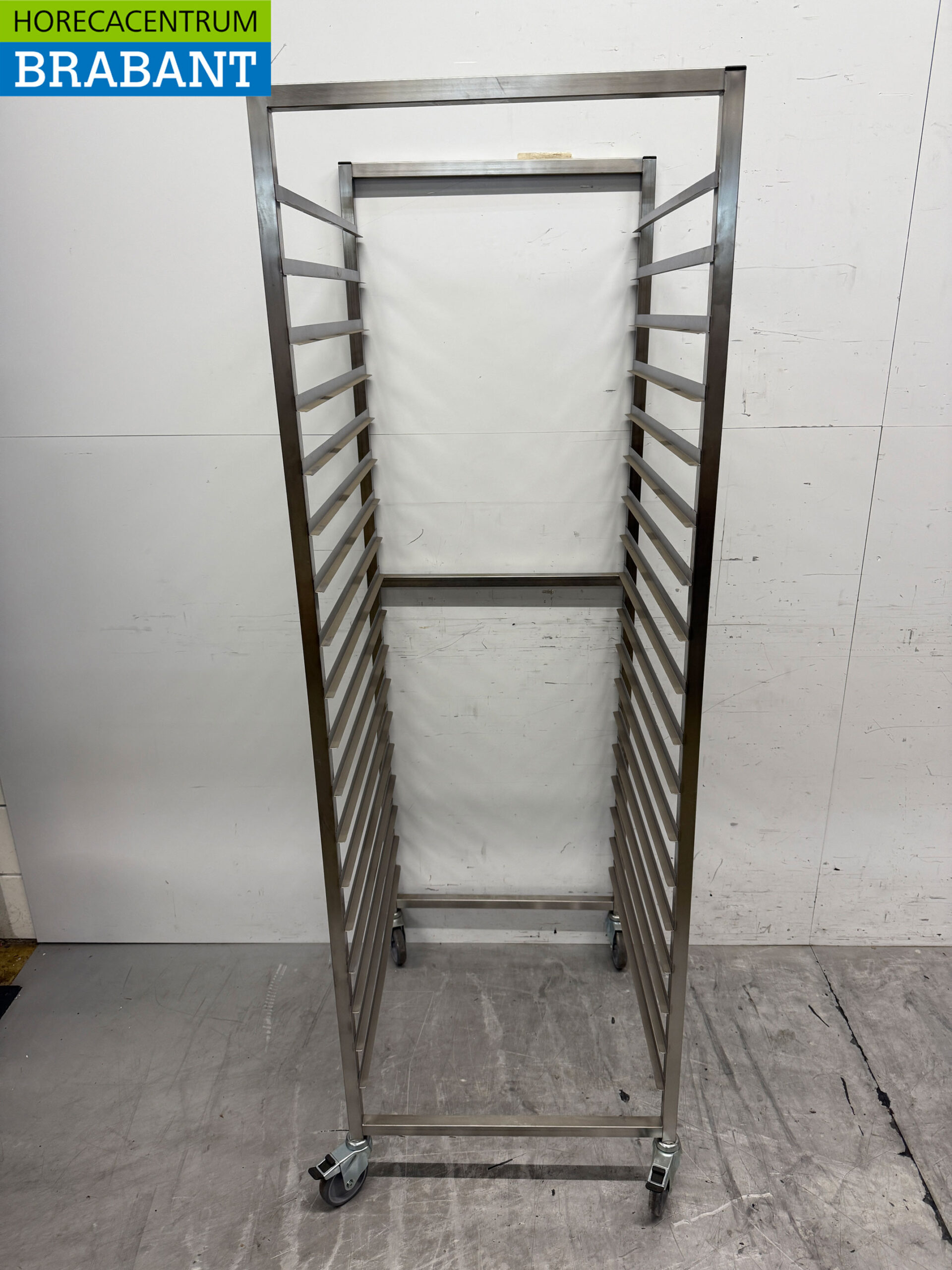 RVS Gastro M Gelaste Regaalwagen 18 x 2/1 GN Horeca