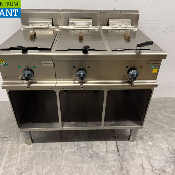RVS Alpeninox Friteuse 3 x 14 liter 2 x 400V Horeca