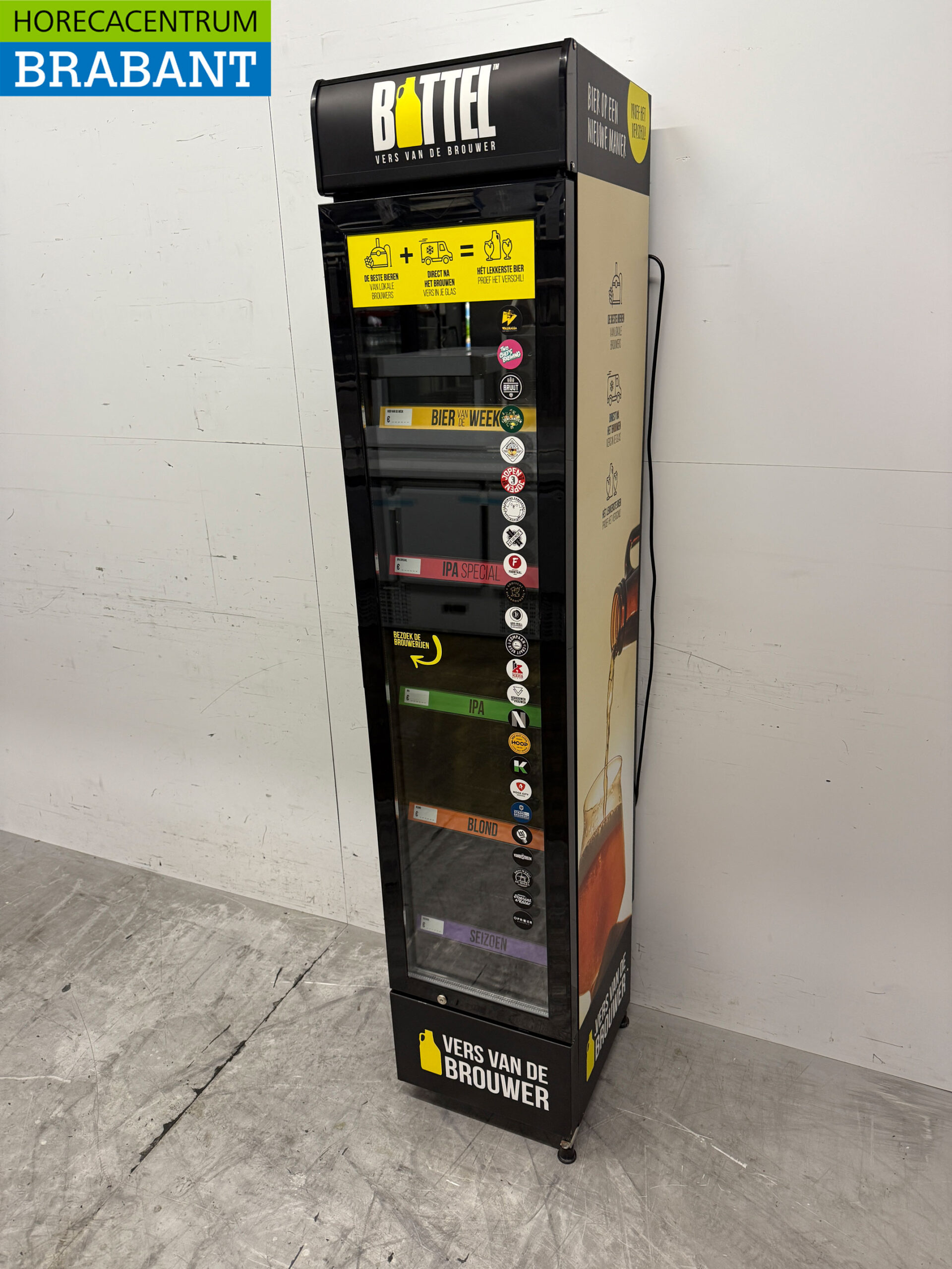 Gastro-Cool Glasdeurkoeling Koelkast Drankkoelkast Glazen deur 155 liter 230V Horeca - Afbeelding 3