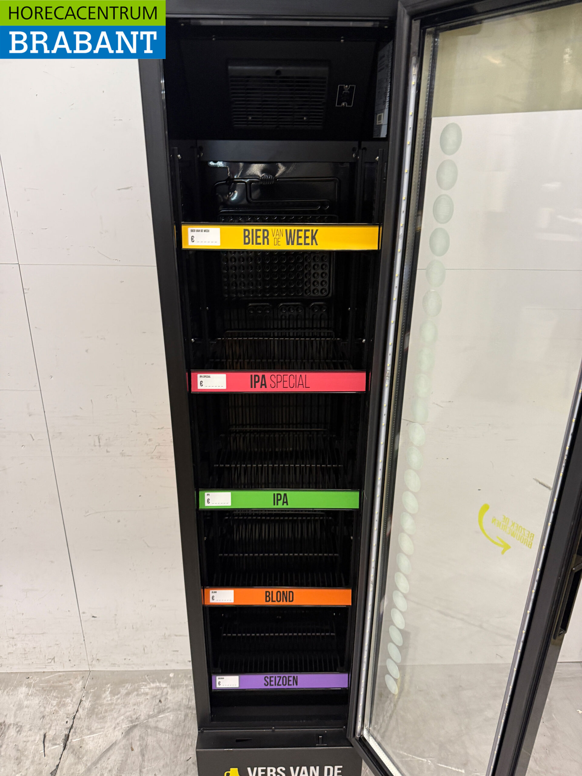 Gastro-Cool Glasdeurkoeling Koelkast Drankkoelkast Glazen deur 155 liter 230V Horeca - Afbeelding 4