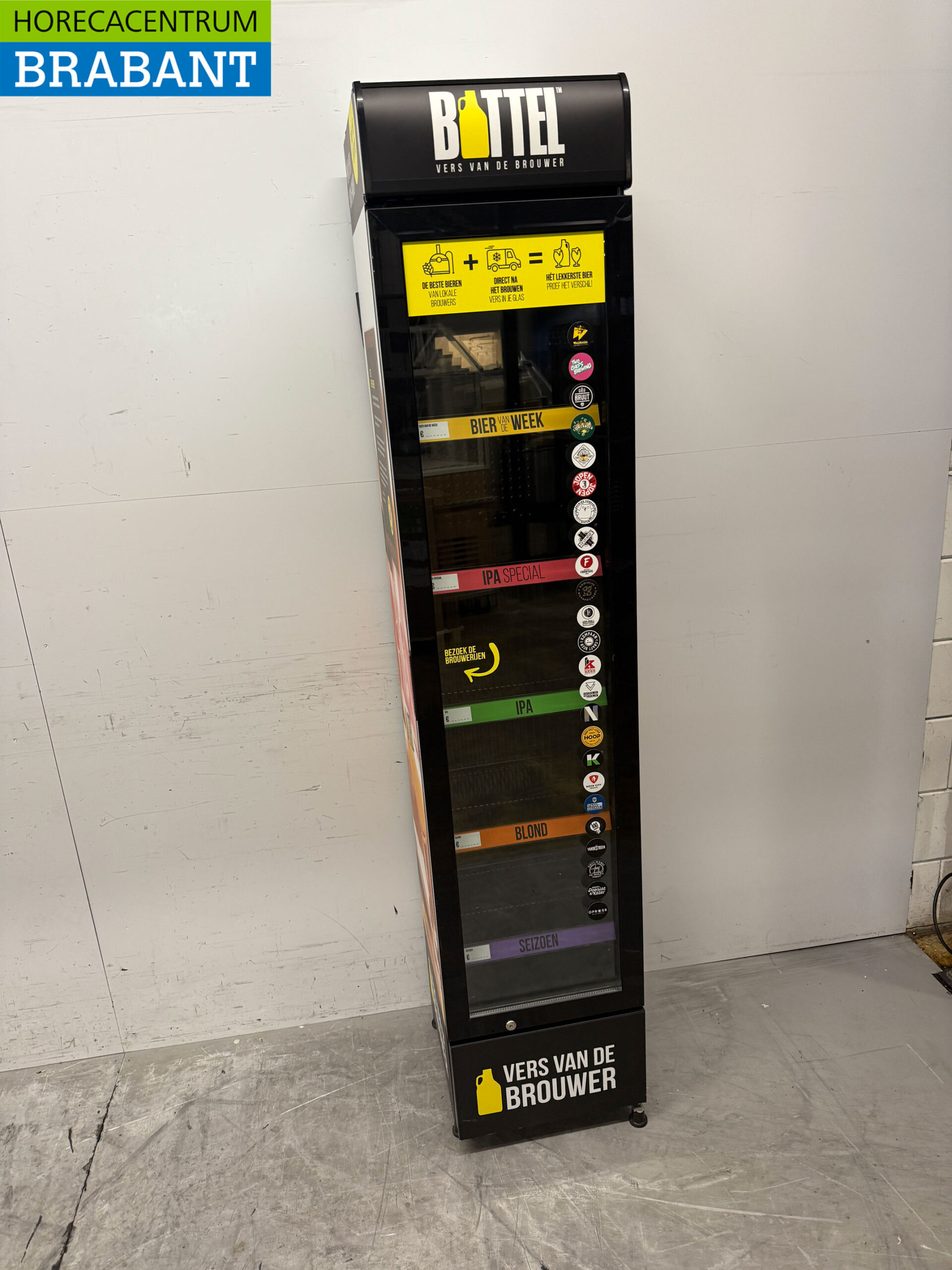 Gastro-Cool Glasdeurkoeling Koelkast Drankkoelkast Glazen deur 155 liter 230V Horeca