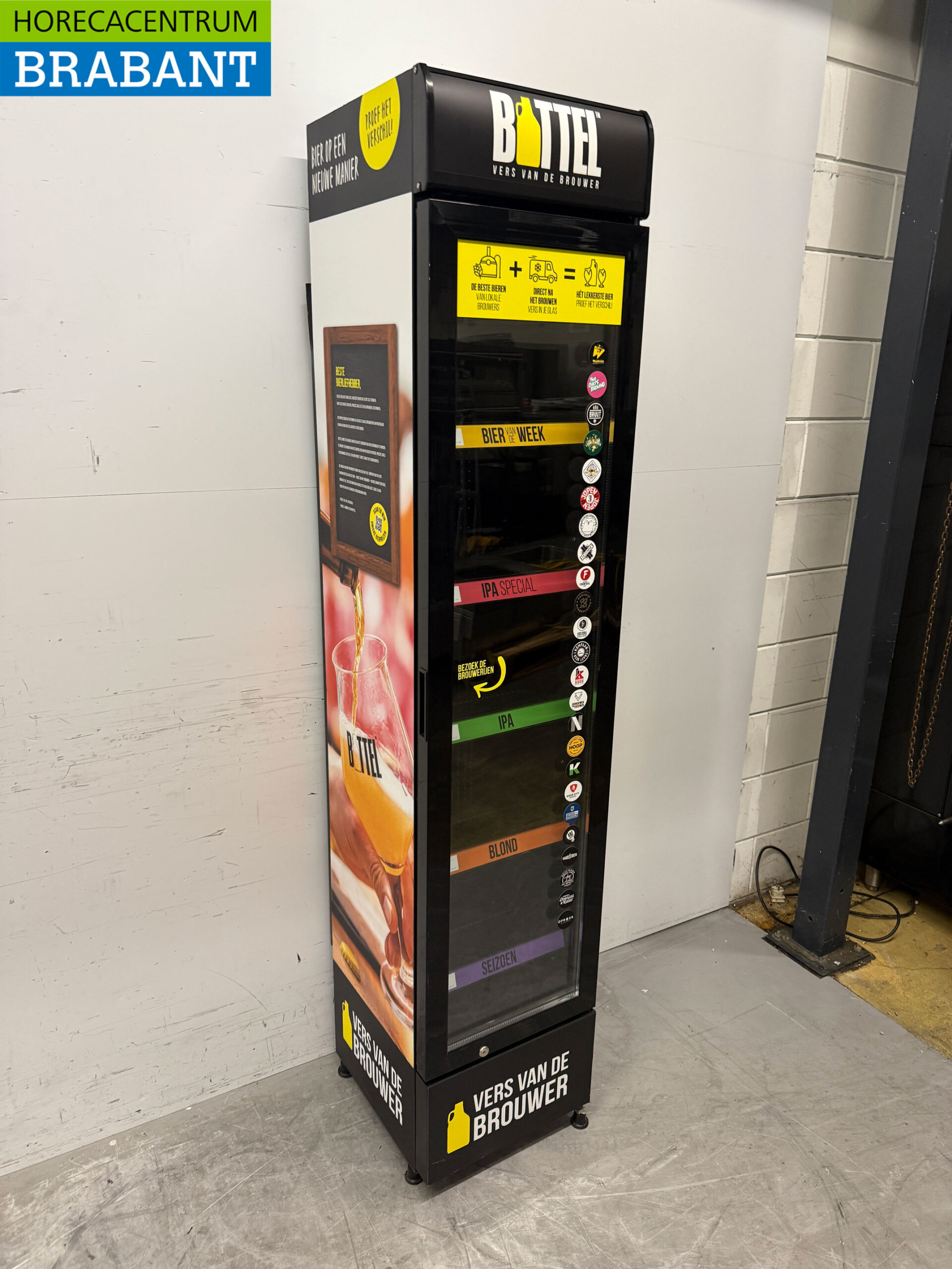 Gastro-Cool Glasdeurkoeling Koelkast Drankkoelkast Glazen deur 155 liter 230V Horeca - Afbeelding 2