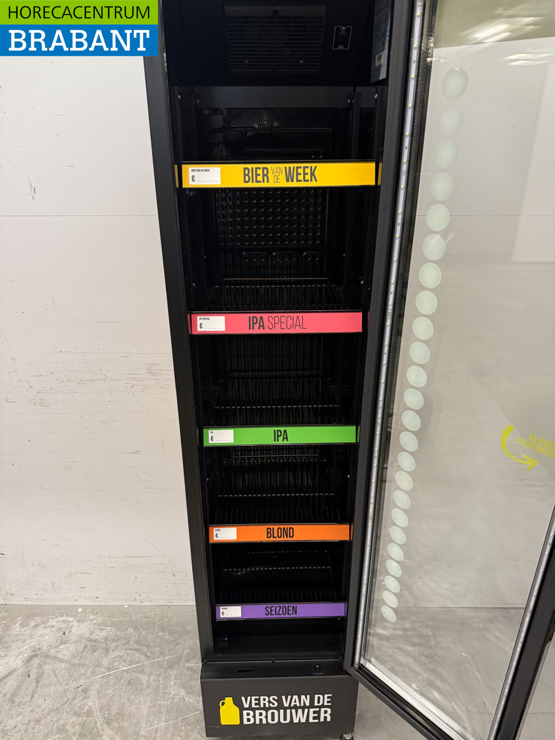 Gastro-Cool Glasdeurkoeling Koelkast Drankkoelkast Glazen deur 155 liter 230V Horeca - Afbeelding 4