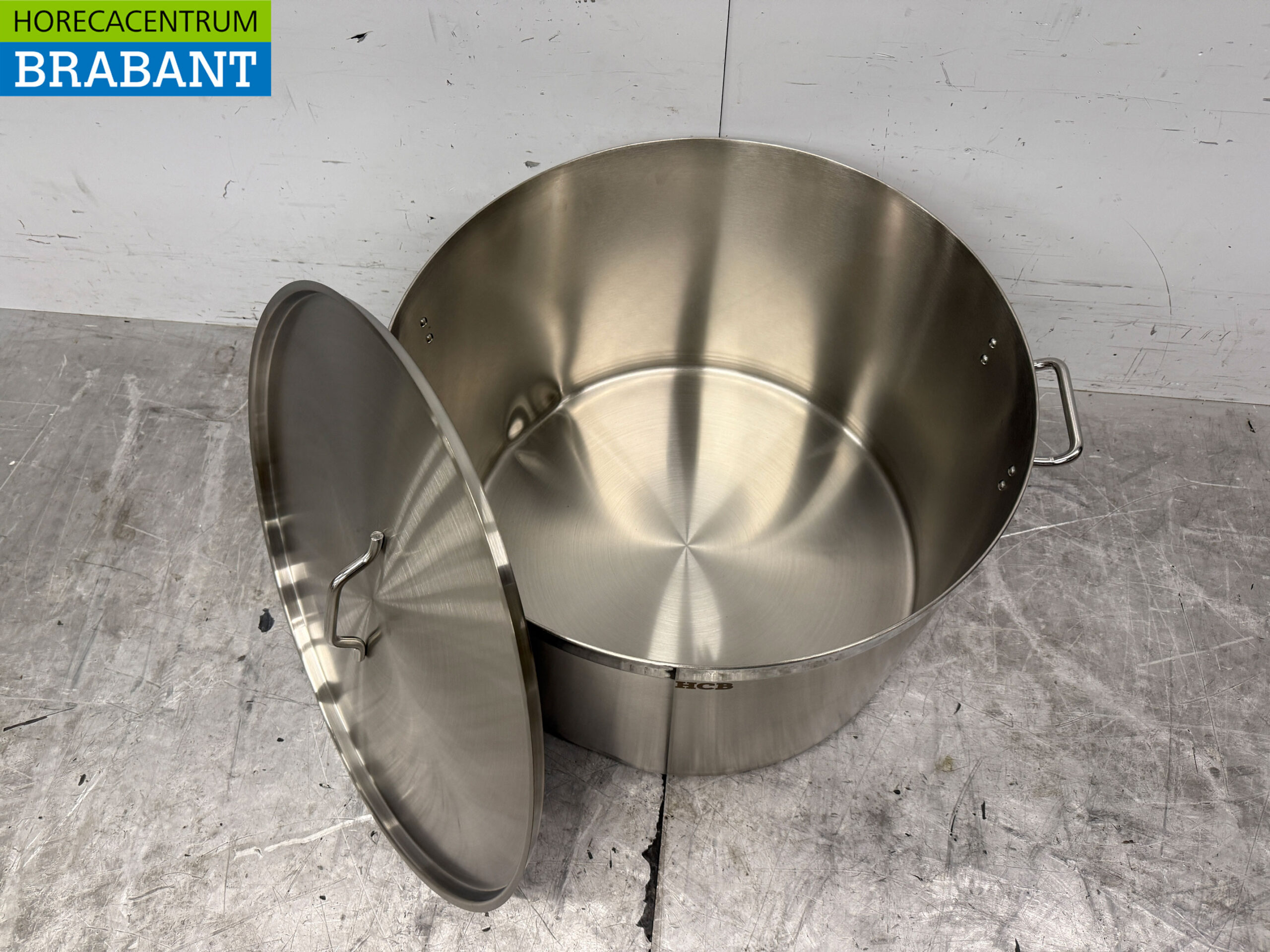 RVS Soeppan Kookpan Pan Inductie 60 x 40 cm 113 liter Horeca - Afbeelding 4