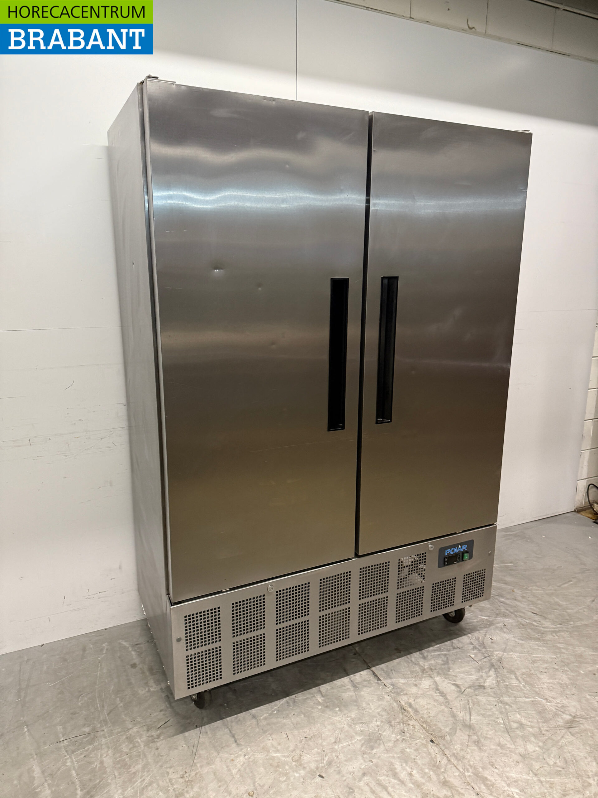 RVS Polar Dubbeldeurs Verrijdbare Koeling 960 liter 230V Horeca - Afbeelding 3