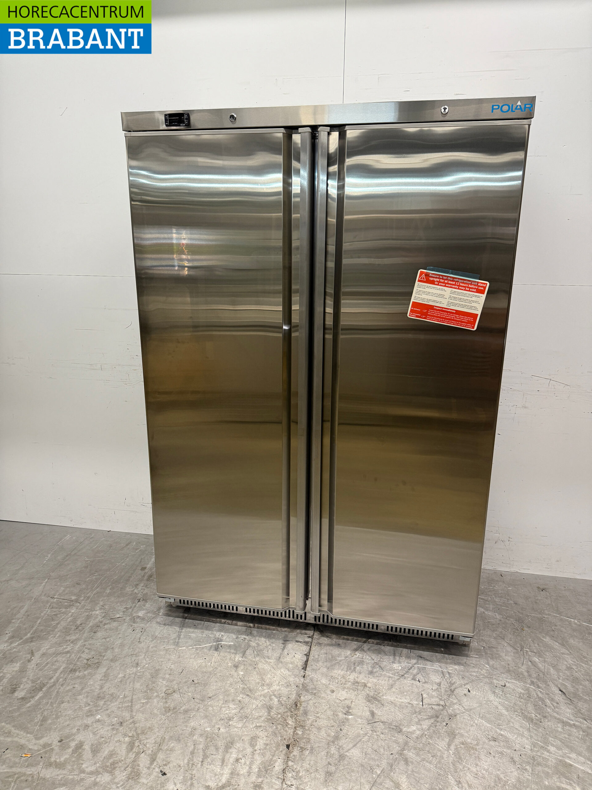 RVS Polar Dubbeldeurs Vriezer 744 liter 230V Horeca