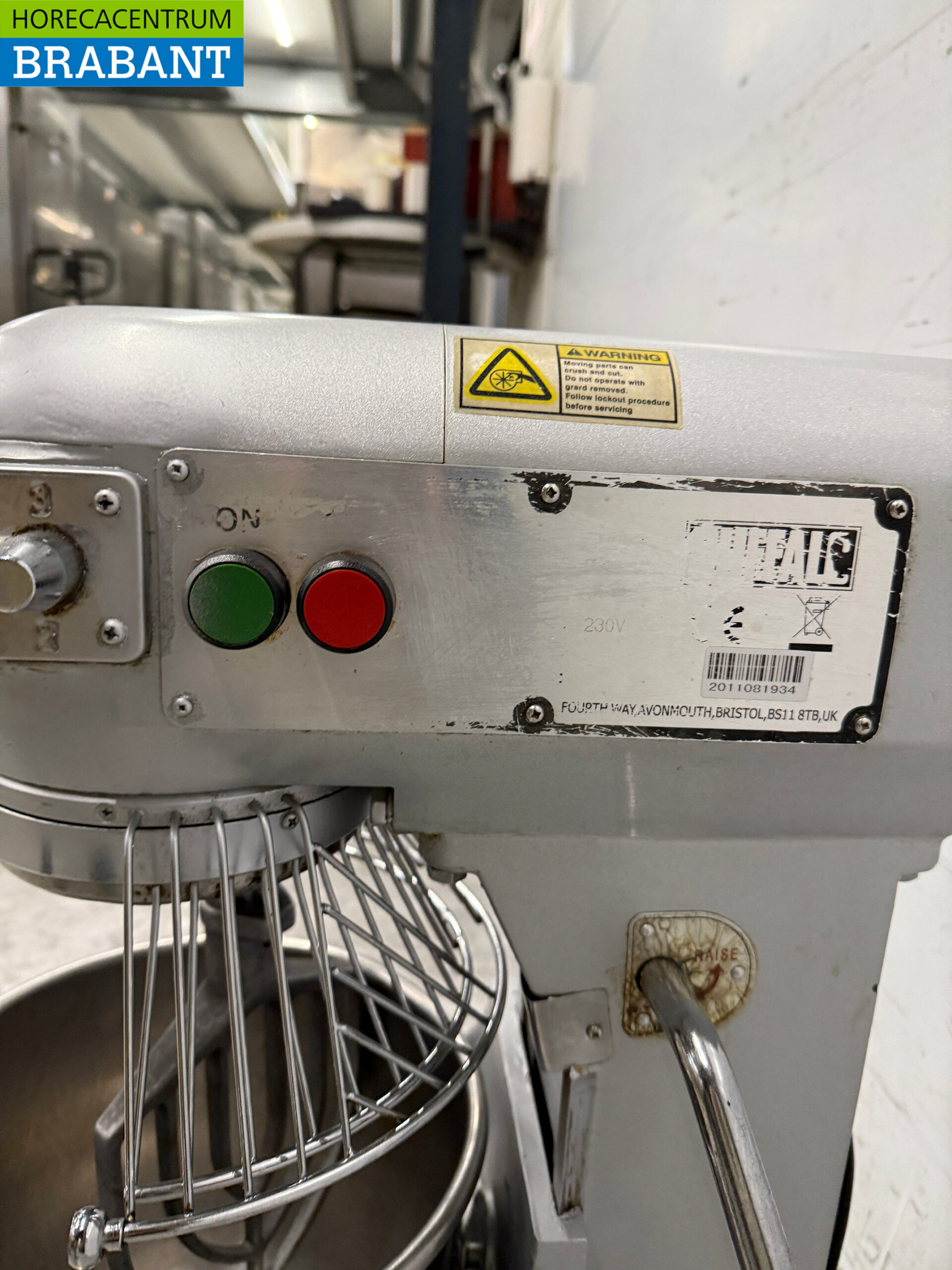 Buffalo Planeetmenger Menger RVS kuip 10 liter 230V Horeca - Afbeelding 5