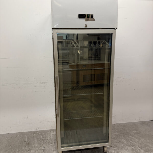 RVS HCB Glasdeurvrieskast Vrieskast met glazen deur 650 liter 230V Horeca