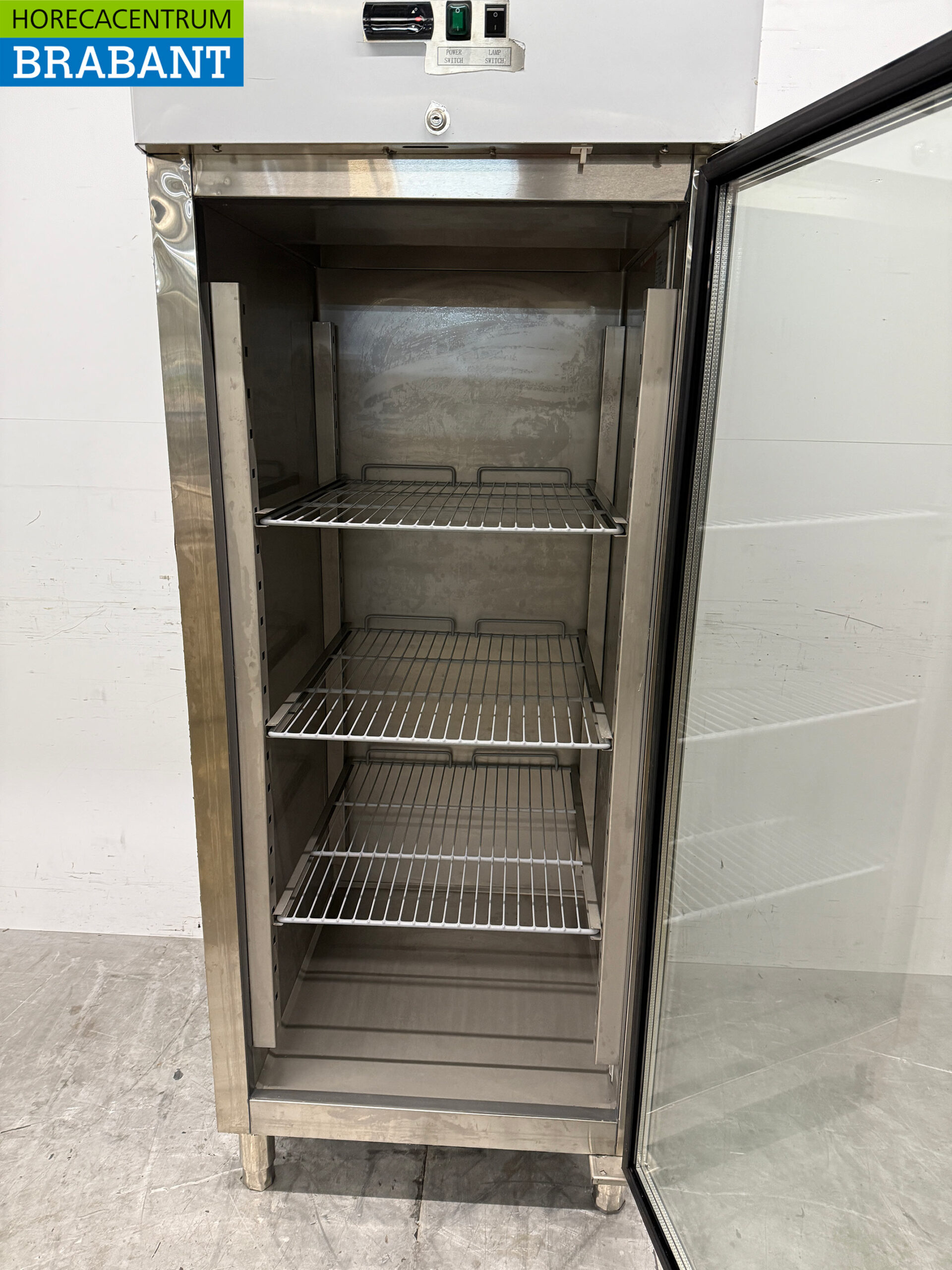 RVS HCB Glasdeurvrieskast Vrieskast met glazen deur 650 liter 230V Horeca - Afbeelding 4