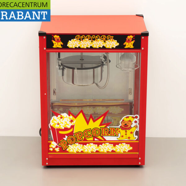 HCB Popcornmachine Popcorn machine Rood 230V Braderie Markt Horeca