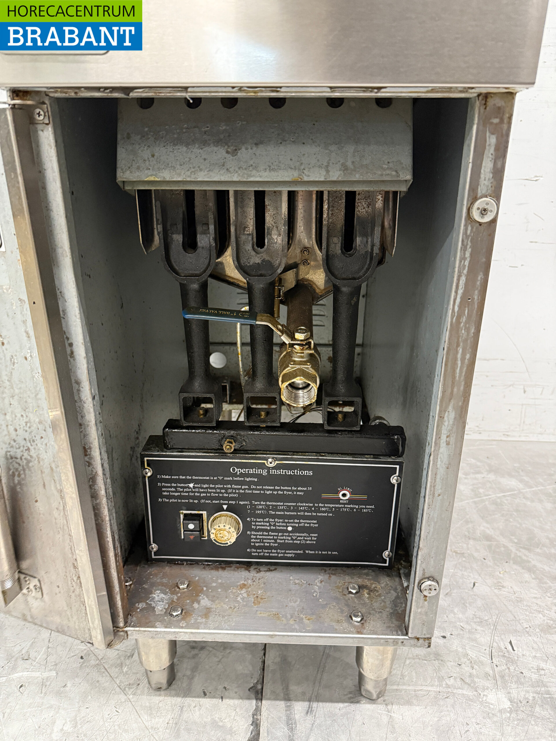 RVS Profinox Friteuse 21 liter GAS Horeca - Afbeelding 5