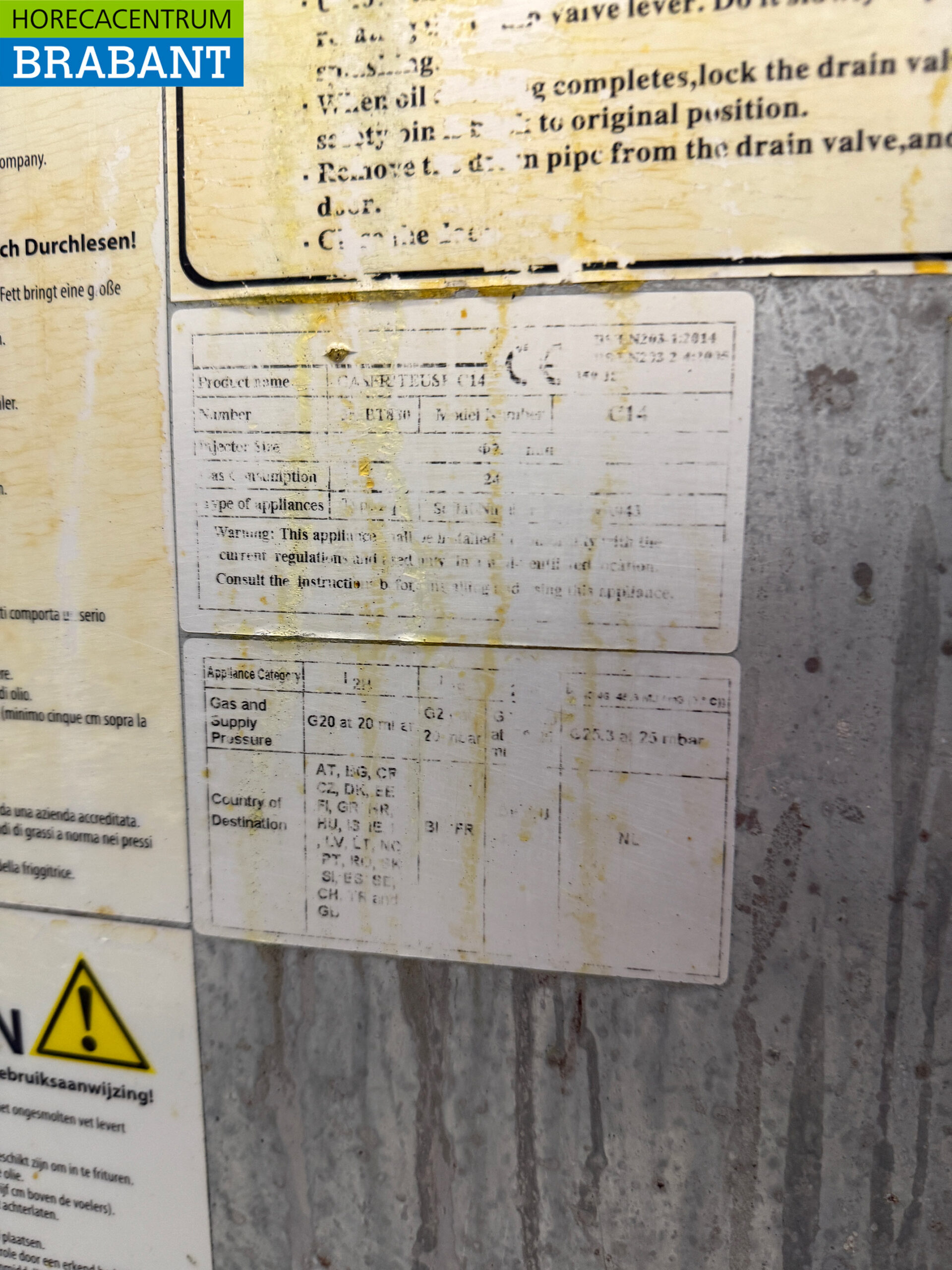 RVS Profinox Friteuse 21 liter GAS Horeca - Afbeelding 6