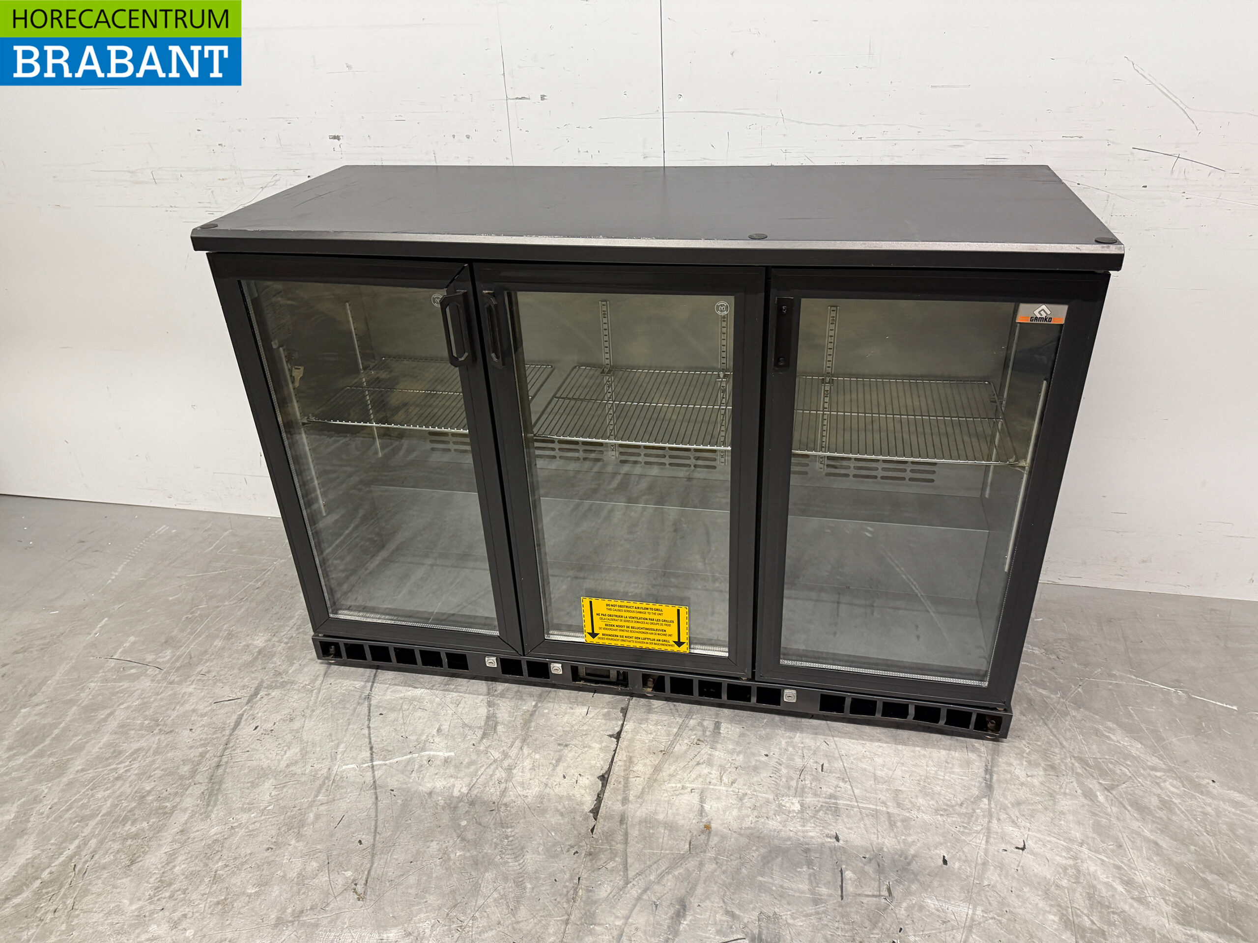 Gamko Barkoeling 3 Glazen Klapdeuren 135 cm 230V Horeca
