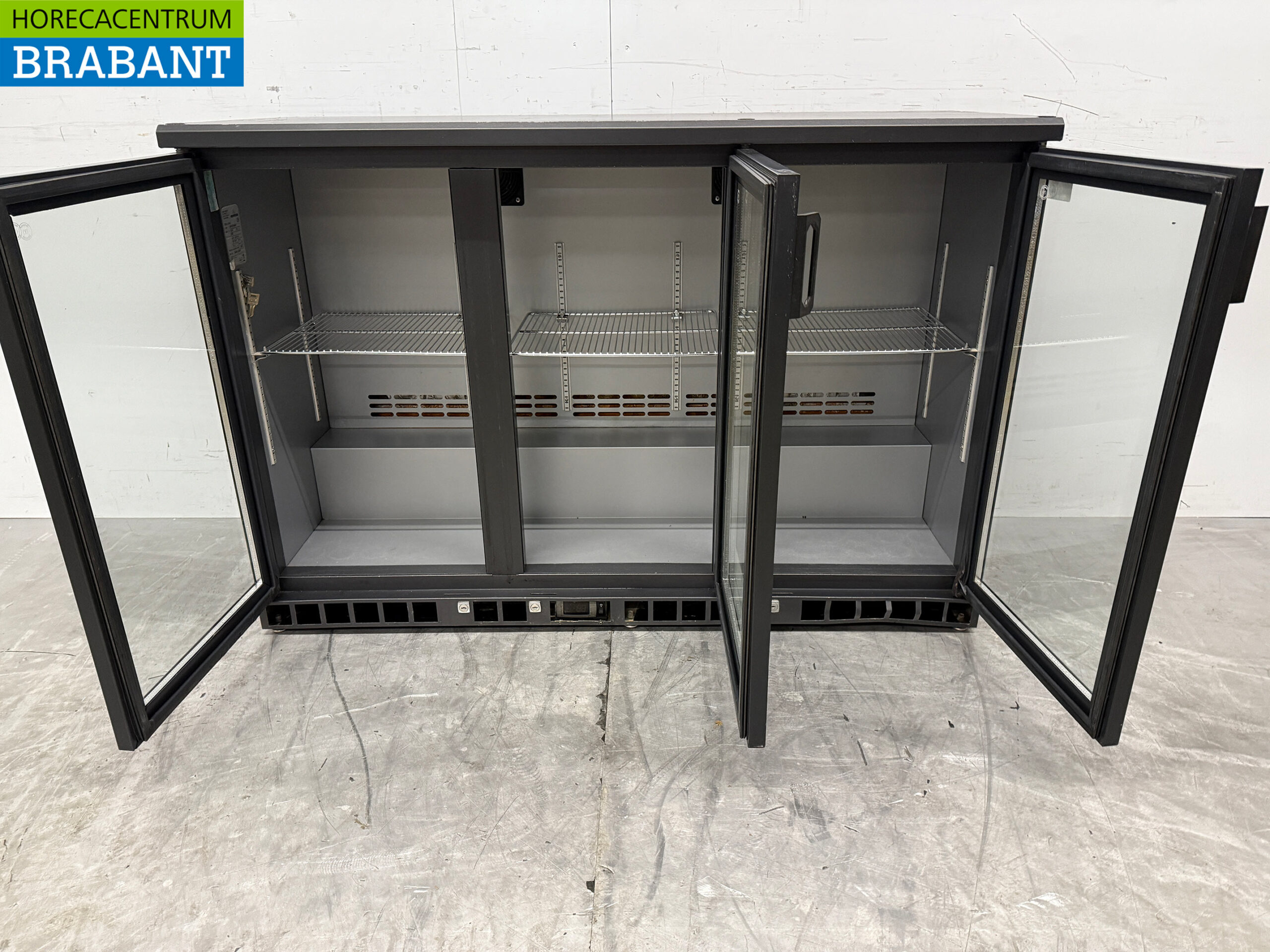 Gamko Barkoeling 3 Glazen Klapdeuren 135 cm 230V Horeca - Afbeelding 4