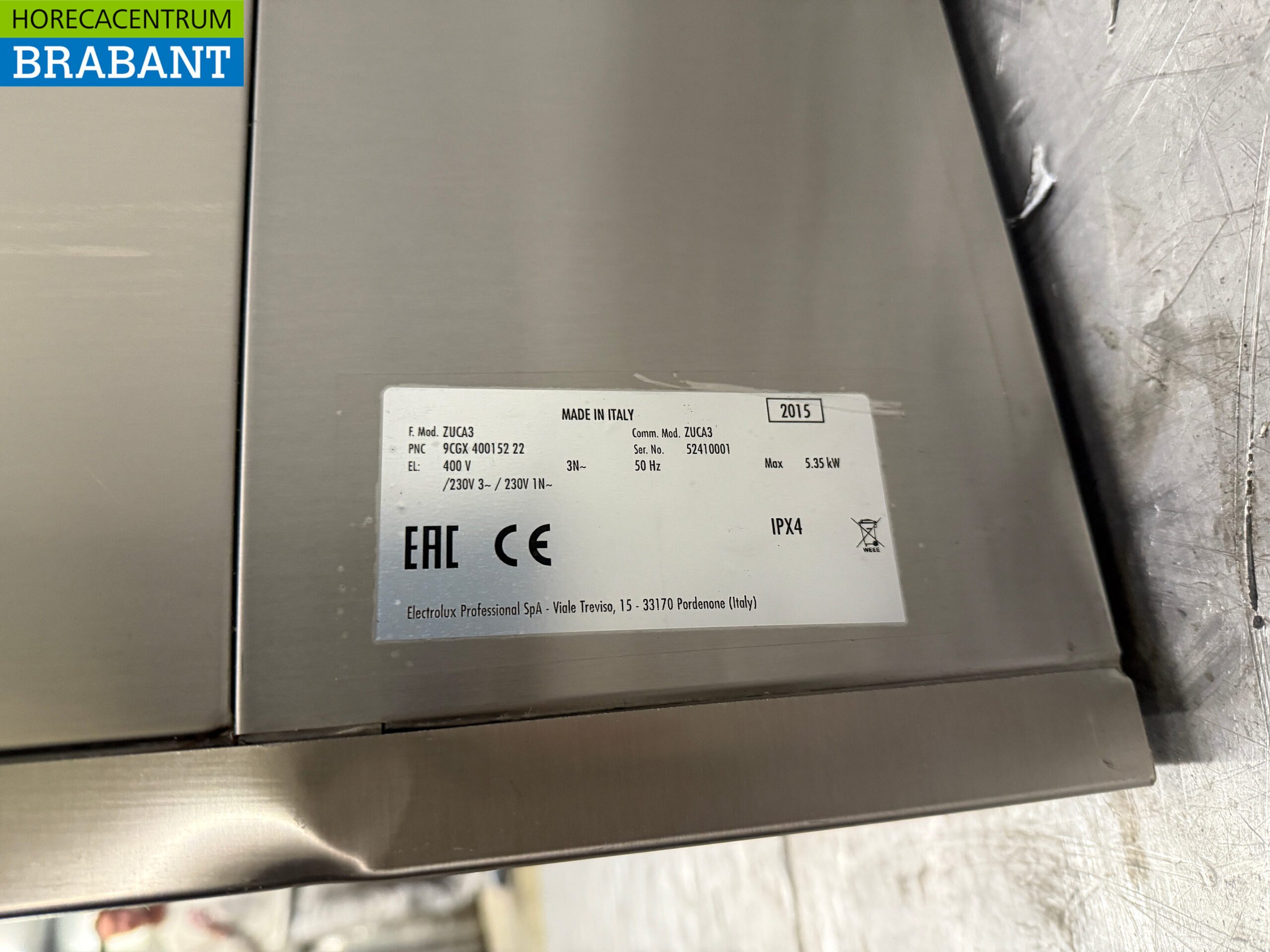 RVS Zanussi Vaatwasser 230V Horeca - Afbeelding 6