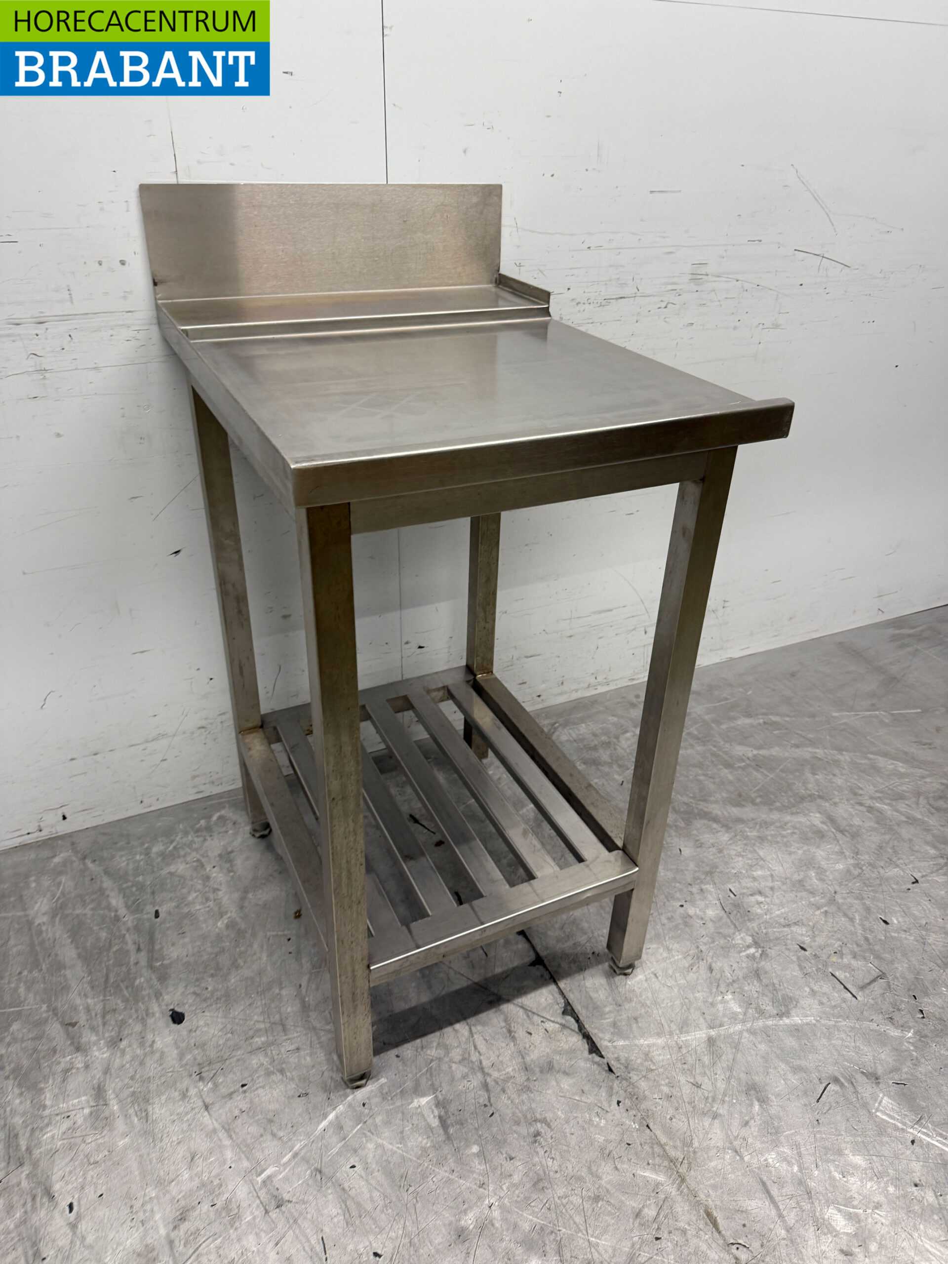 RVS Afvoertafel tbv doorschuifvaatwasser 56 cm Horeca - Afbeelding 2