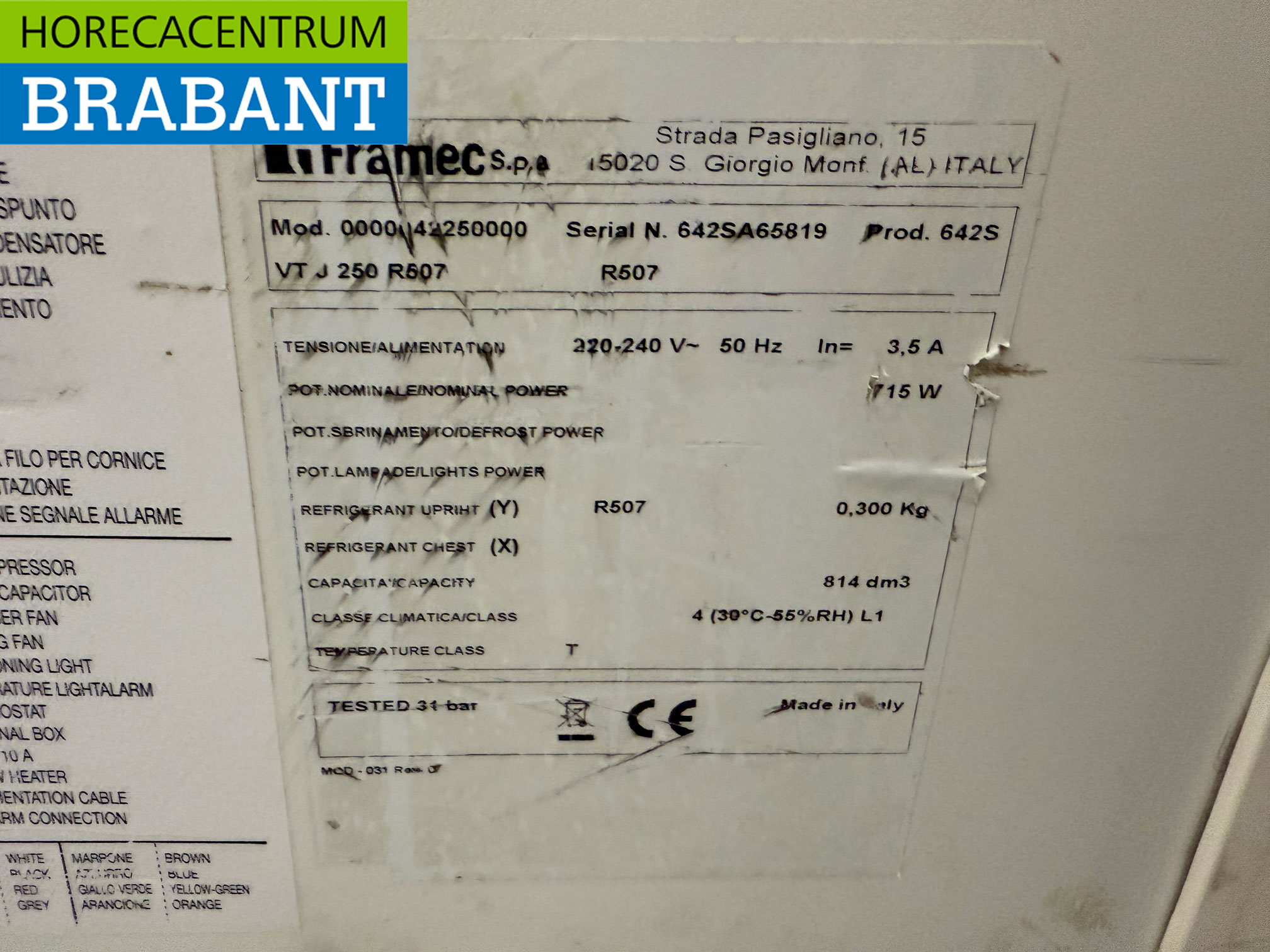 Framec Verrijdbare Winkelvriezer 814 liter 230V Horeca - Afbeelding 6