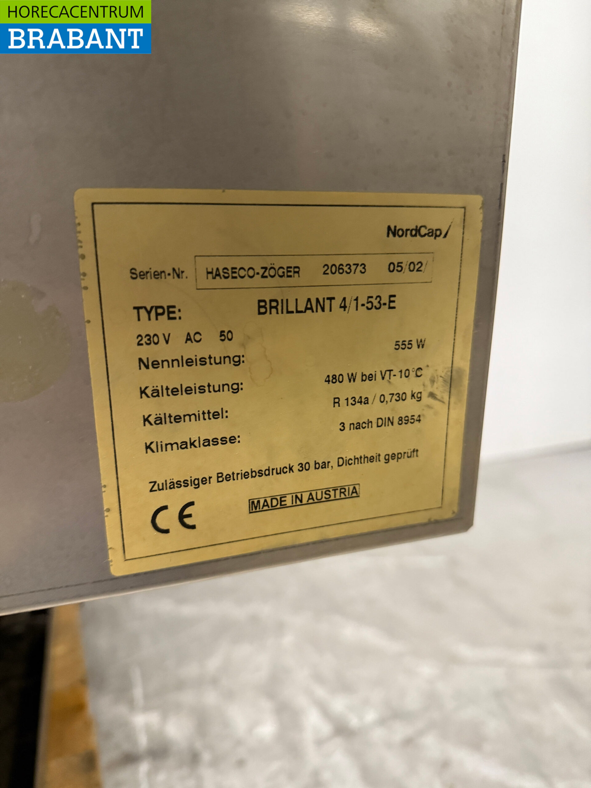 RVS Nordcap Inbouw Koelvitrine 145 cm 230V Horeca - Afbeelding 6