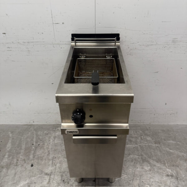 RVS Zanussi Friteuse 12 liter GAS Horeca