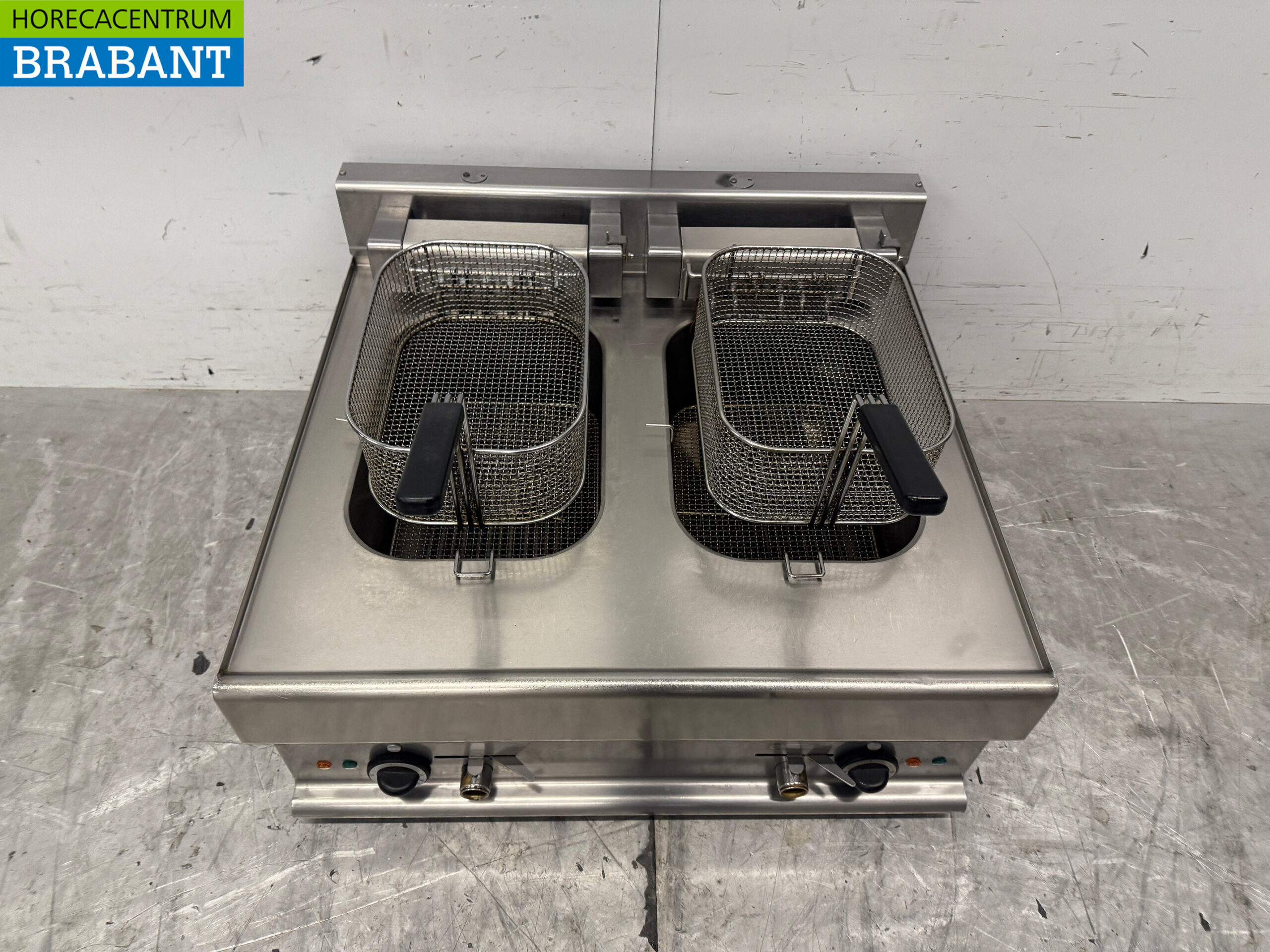 RVS Modular Dubbele Friteuse 2 x 10 liter 400V Horeca - Afbeelding 4