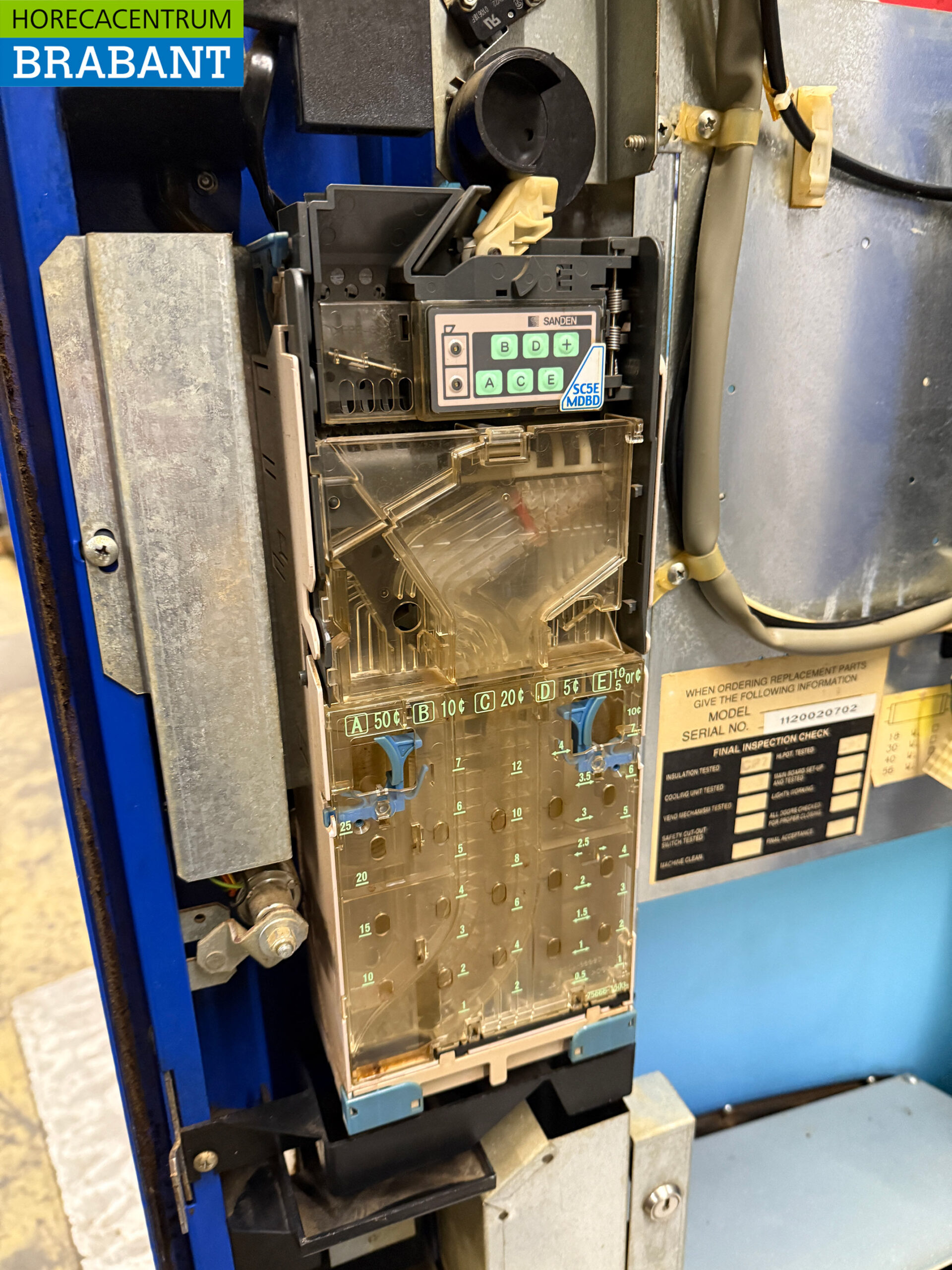 Vendo Blikjesautomaat 5 rijen 230V Horeca - Afbeelding 5