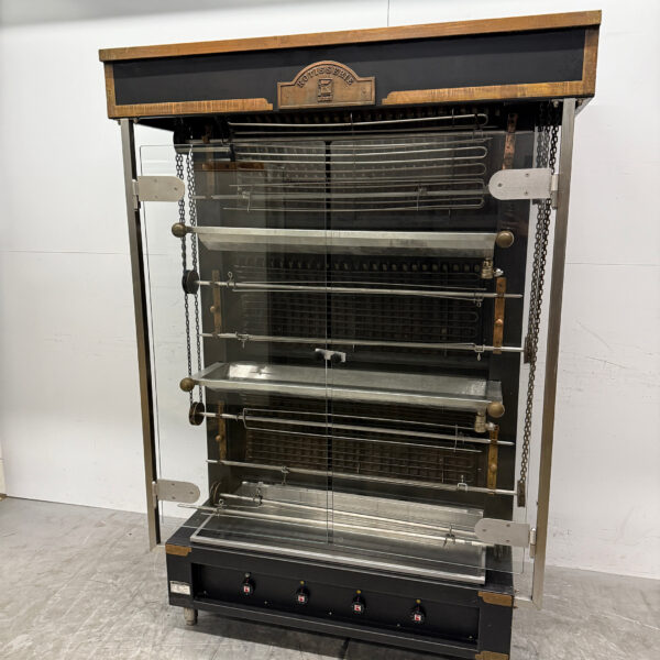 Ubert FF36 E Verticale Kippengrill Grill 6 spiezen 400V Horeca