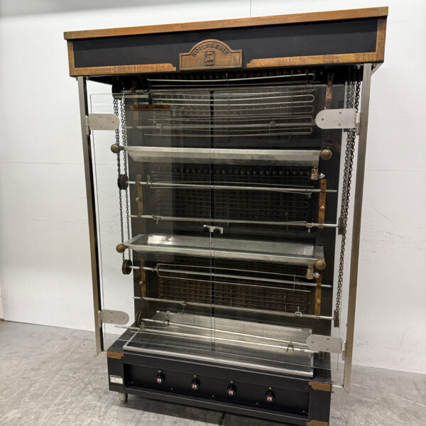 Ubert FF36 E Verticale Kippengrill Grill 6 spiezen 400V Horeca