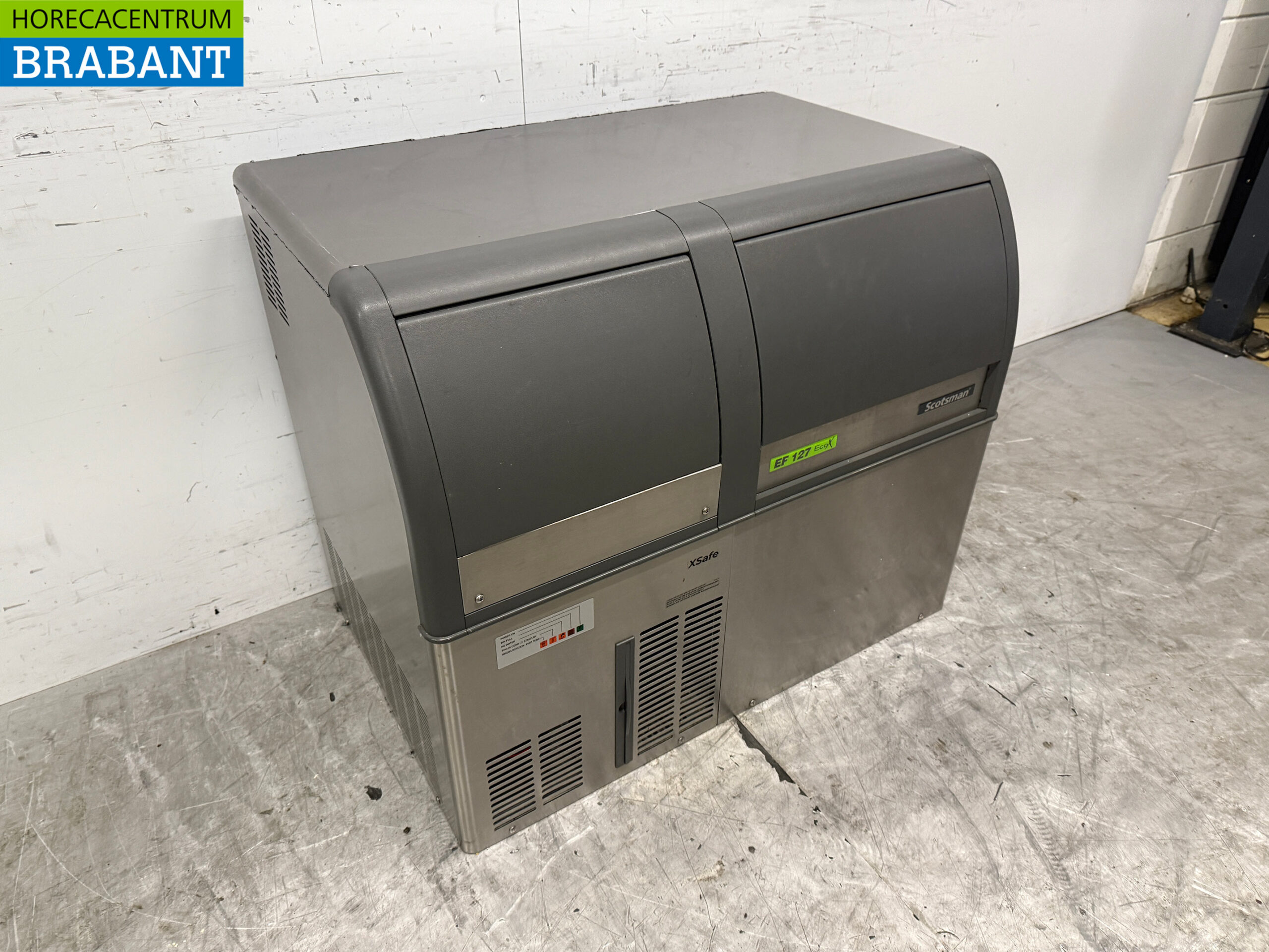 RVS Scotsman Schilferijsmachine 127 kg per dag 40 kg bunker 230V Horeca - Afbeelding 3